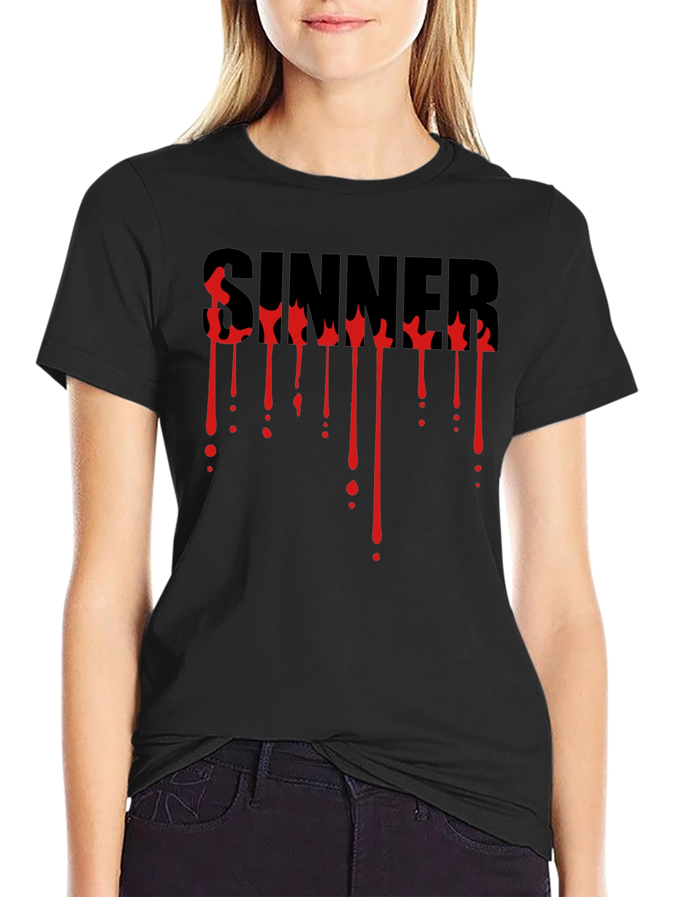 Sinner Graphic T-Shirt - Bold Statement Tee