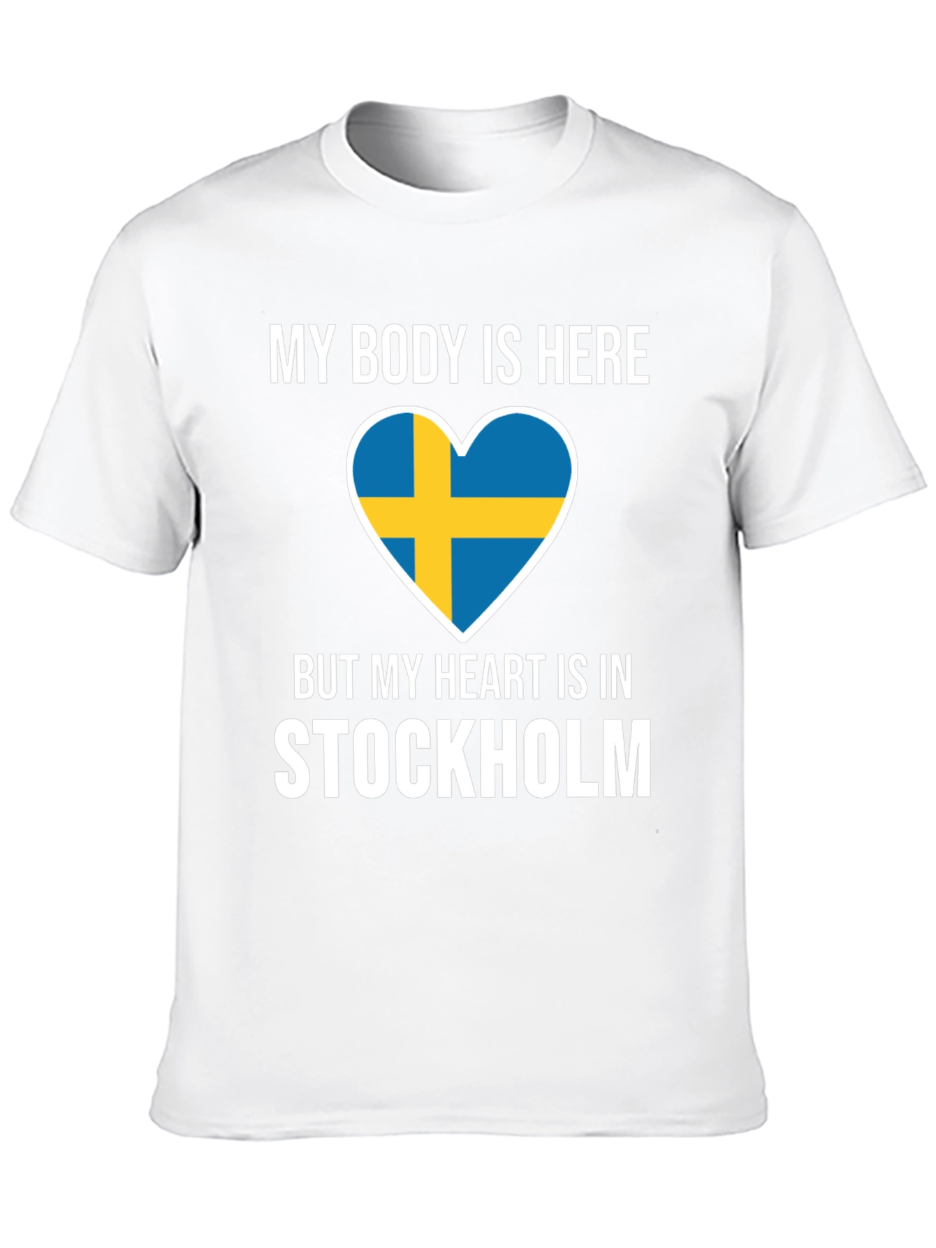Sweden Stockholm Heart T-Shirt - Travel Souvenir Tee
