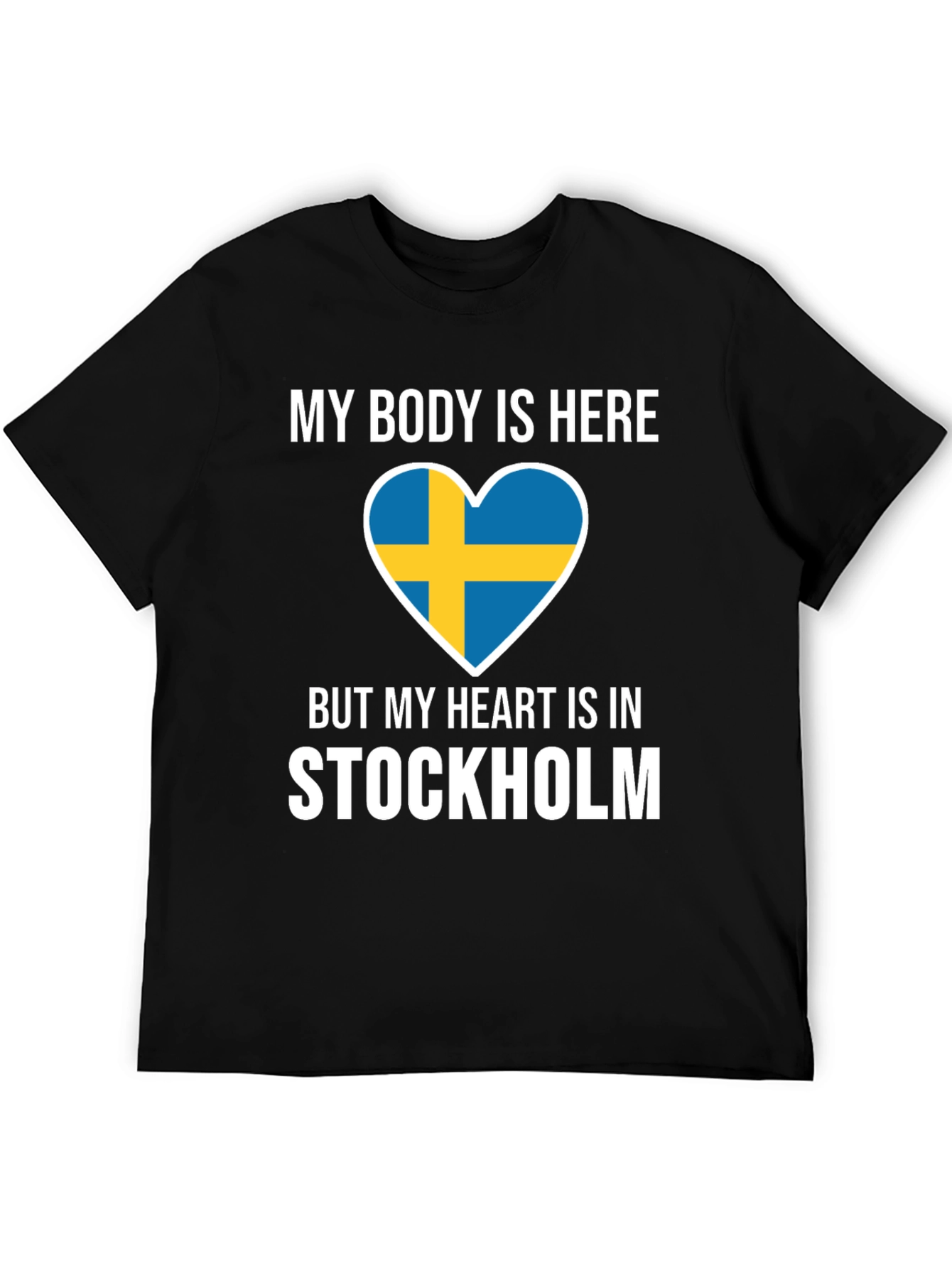 Sweden Stockholm Heart T-Shirt - Travel Souvenir Tee