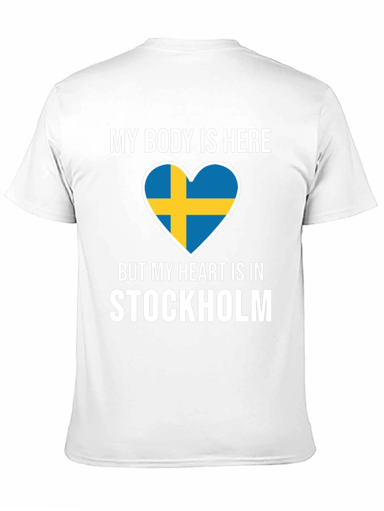 Sweden Stockholm Heart T-Shirt - Travel Souvenir Tee