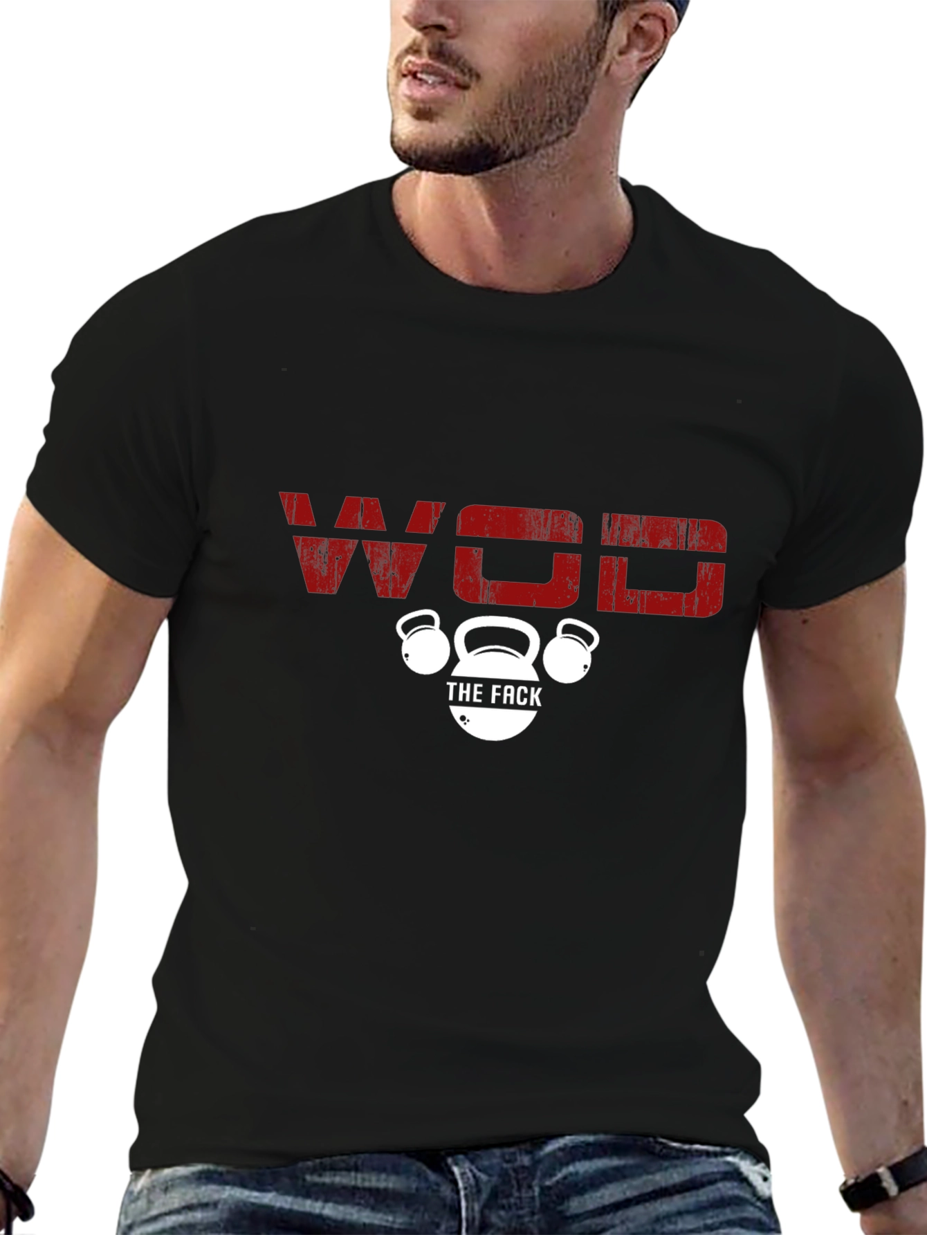 WOD The Fack Black T-Shirt | Fitness Apparel