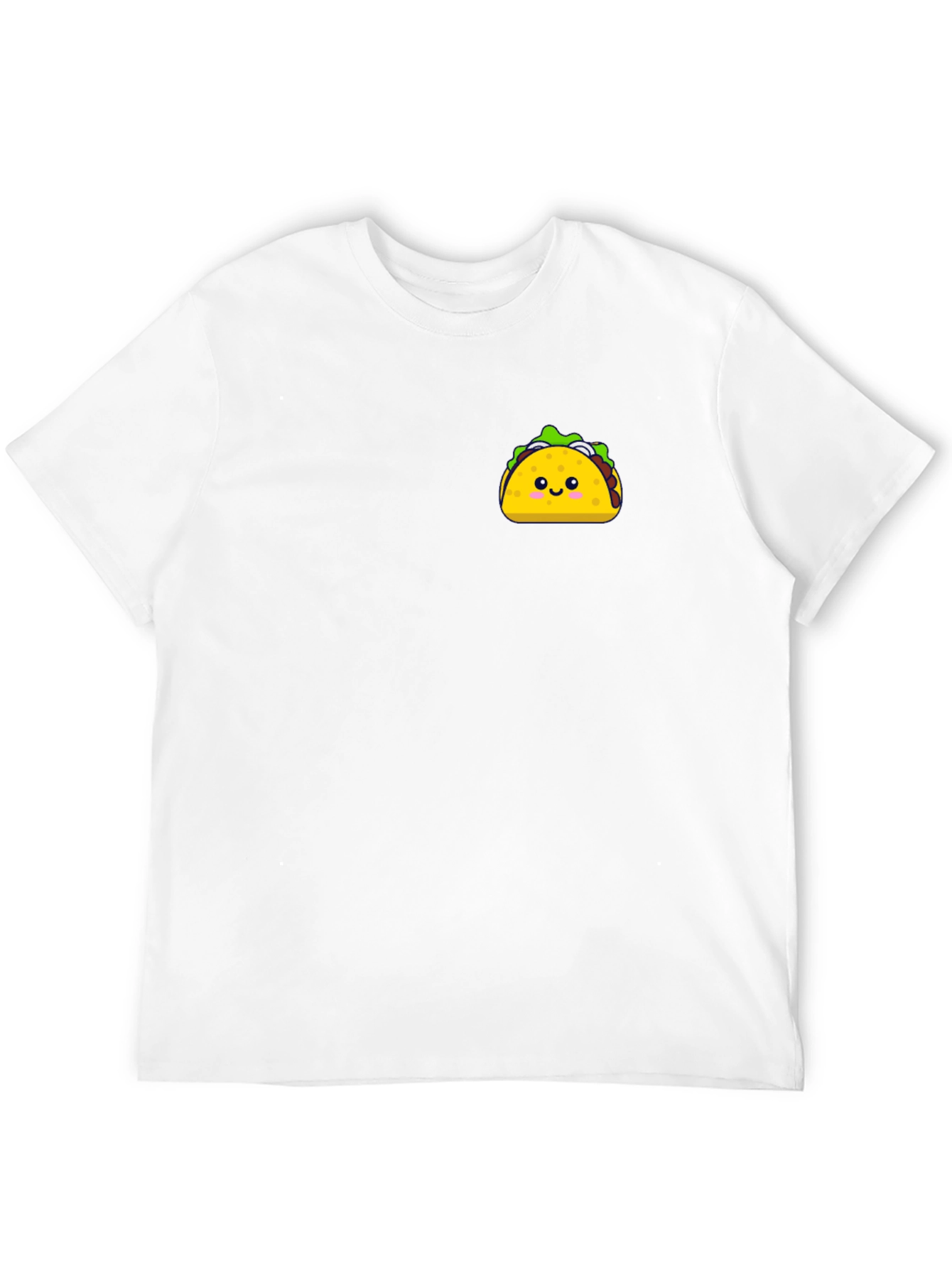 Cute Taco Graphic Black T-Shirt
