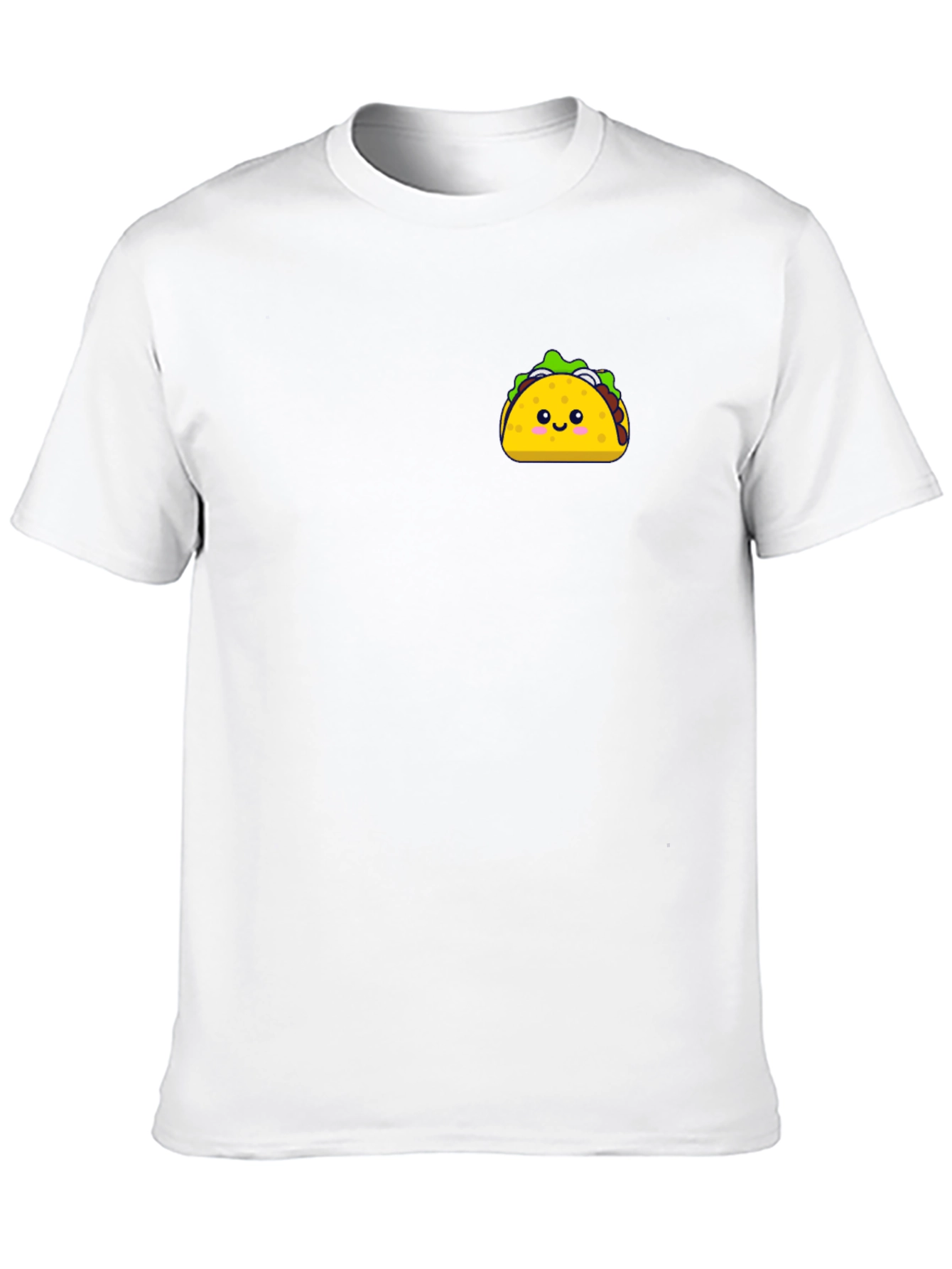 Cute Taco Graphic Black T-Shirt
