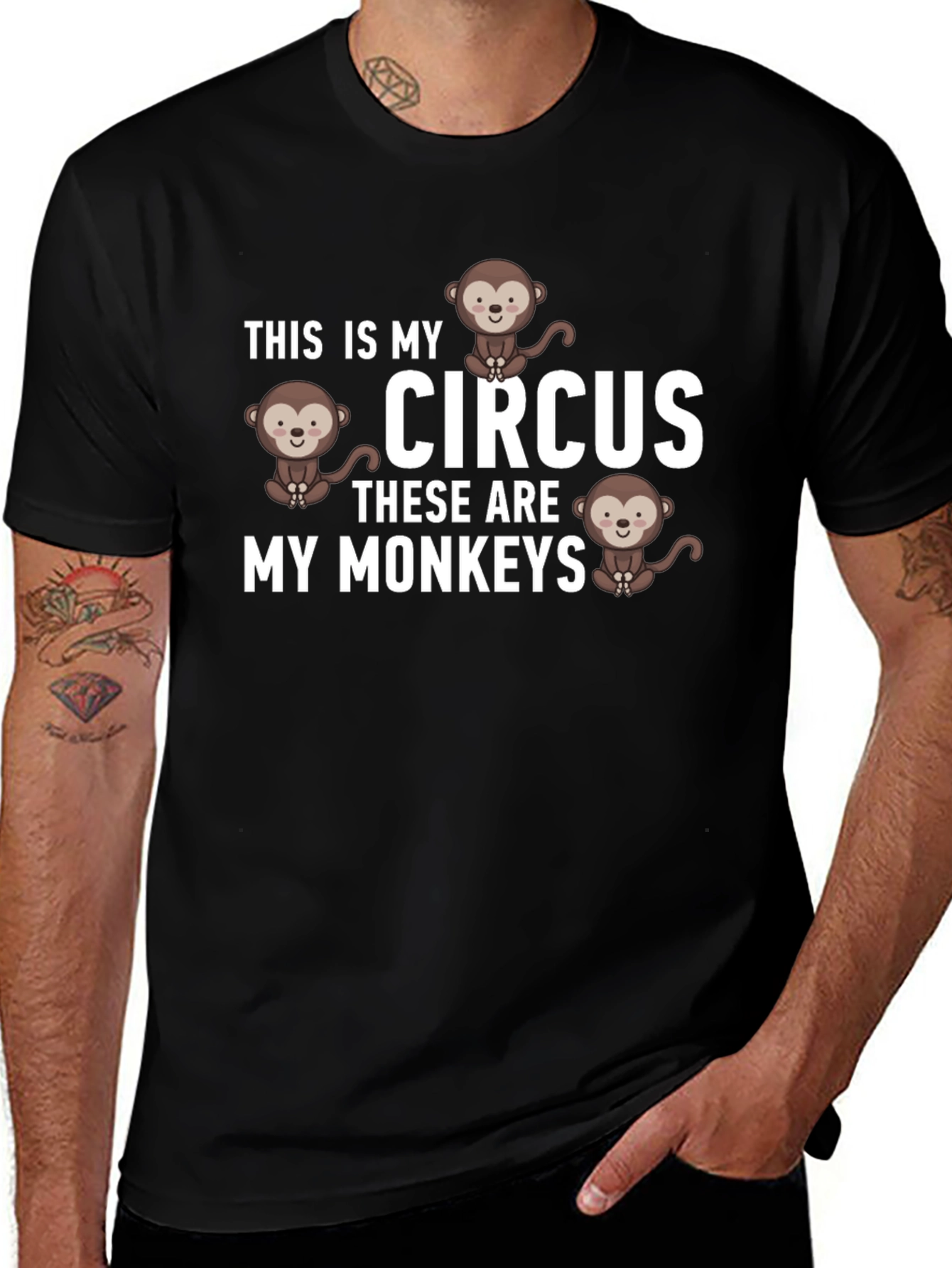 My Circus Monkeys Graphic T-Shirt