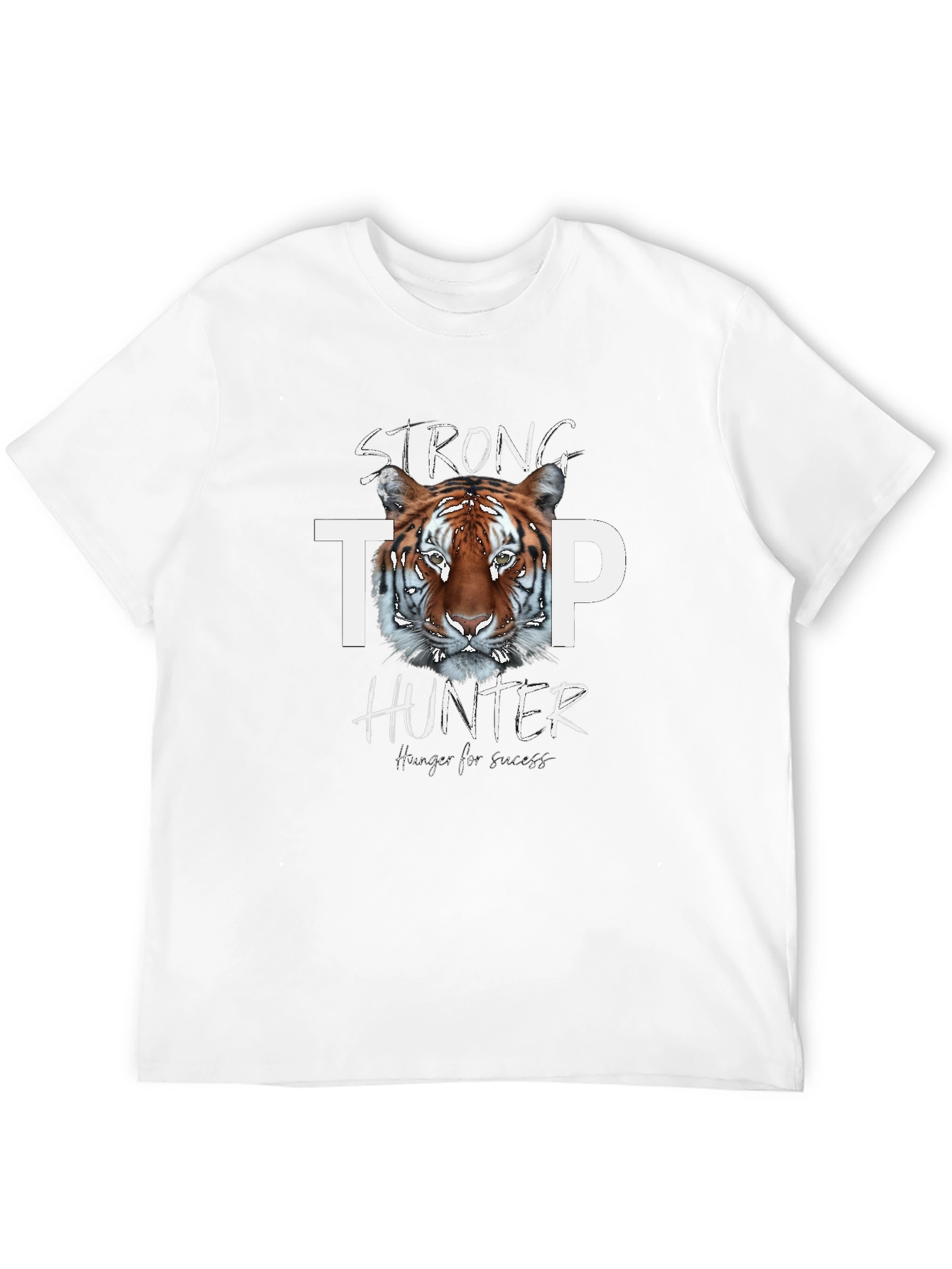 Strong Tiger Hunter Graphic Print Tee