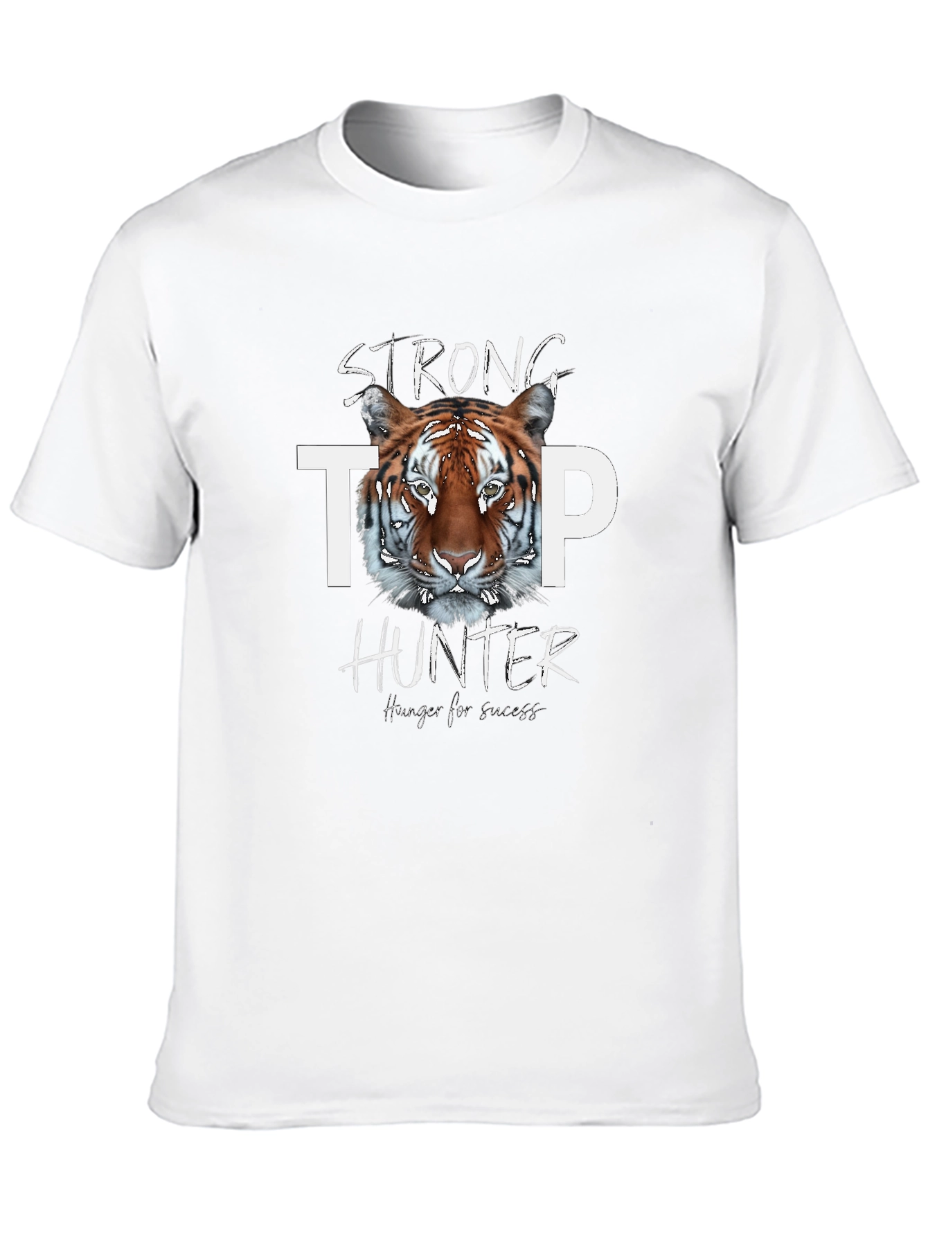 Strong Tiger Hunter Graphic Print Tee