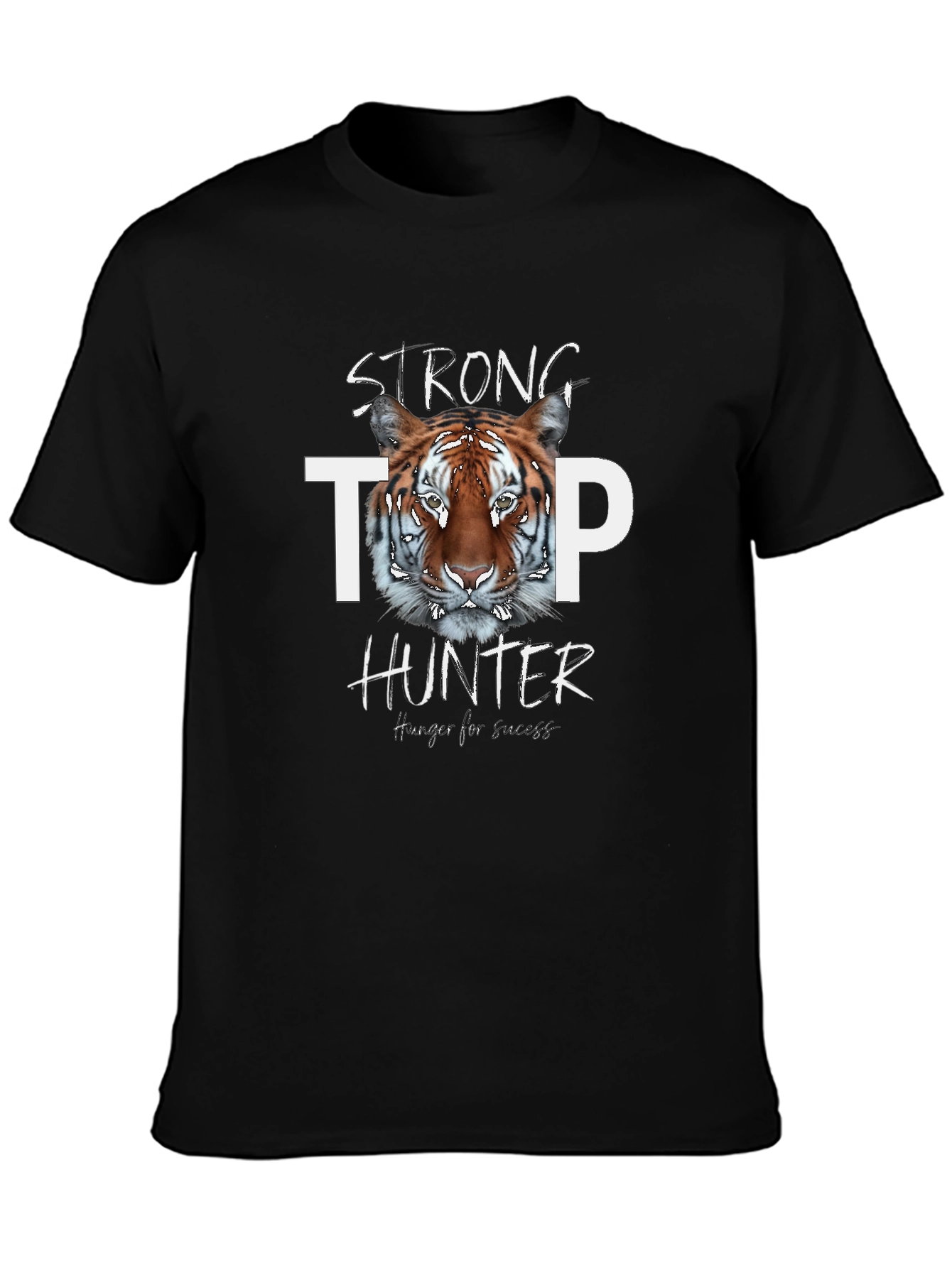 Strong Tiger Hunter Graphic Print Tee