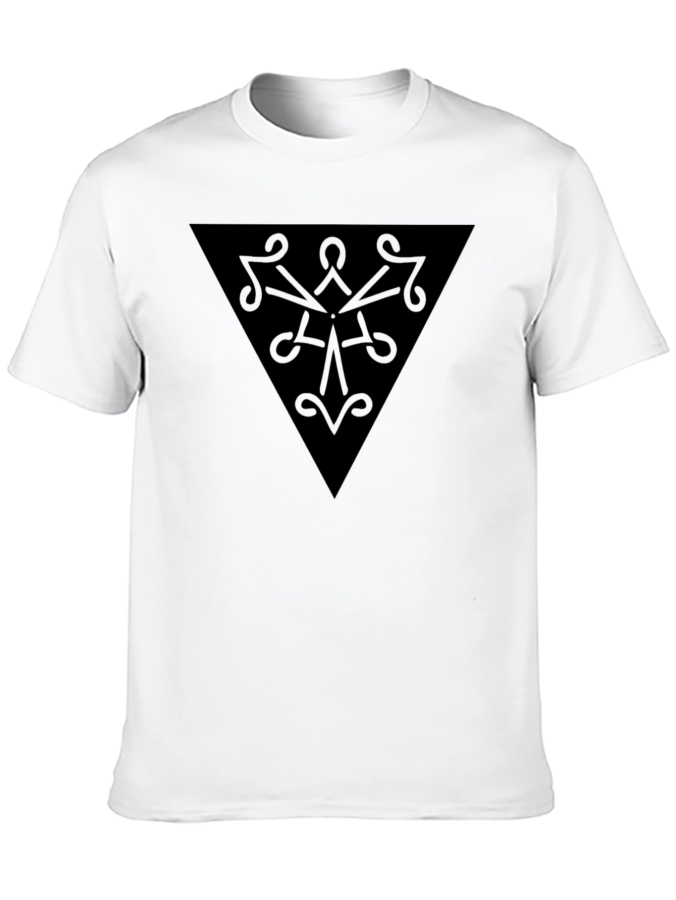 Mystic Triangle Black Graphic Tee