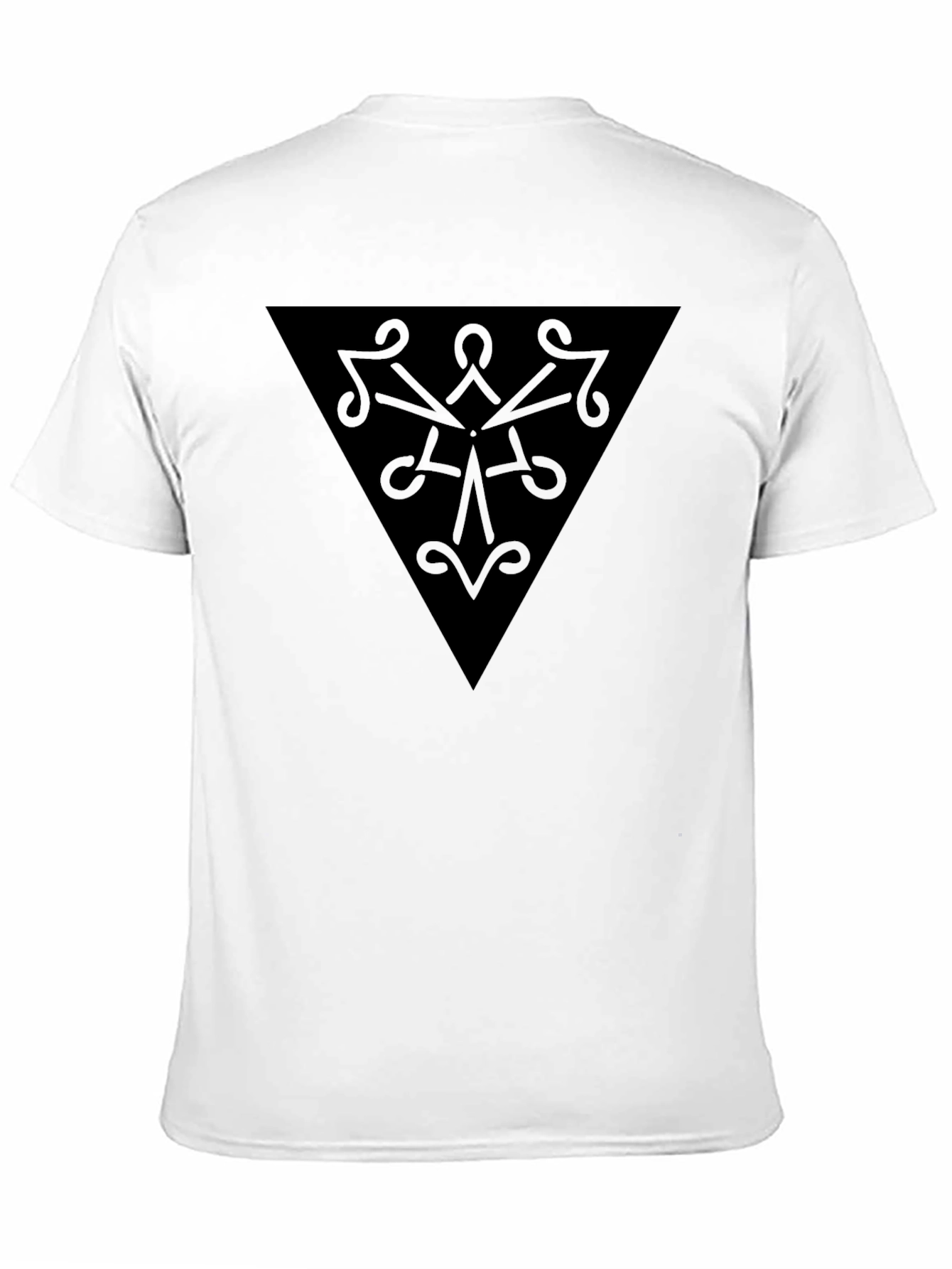 Mystic Triangle Black Graphic Tee