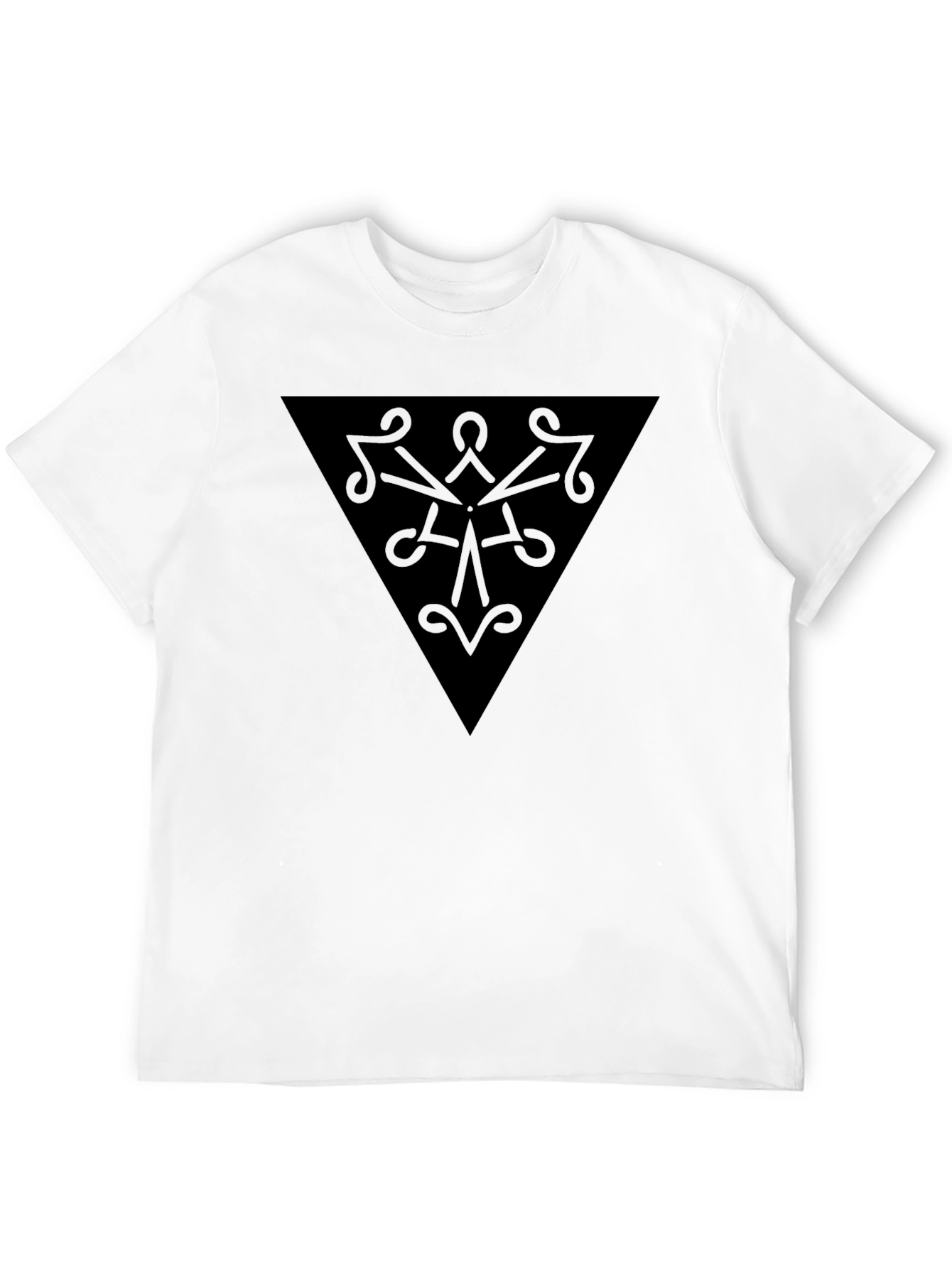 Mystic Triangle Black Graphic Tee