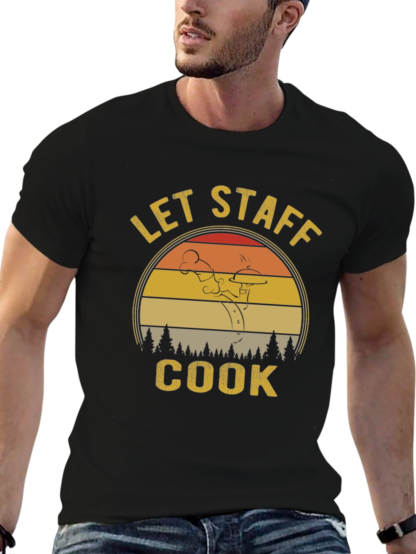 Let Staff Cook Graphic Tee