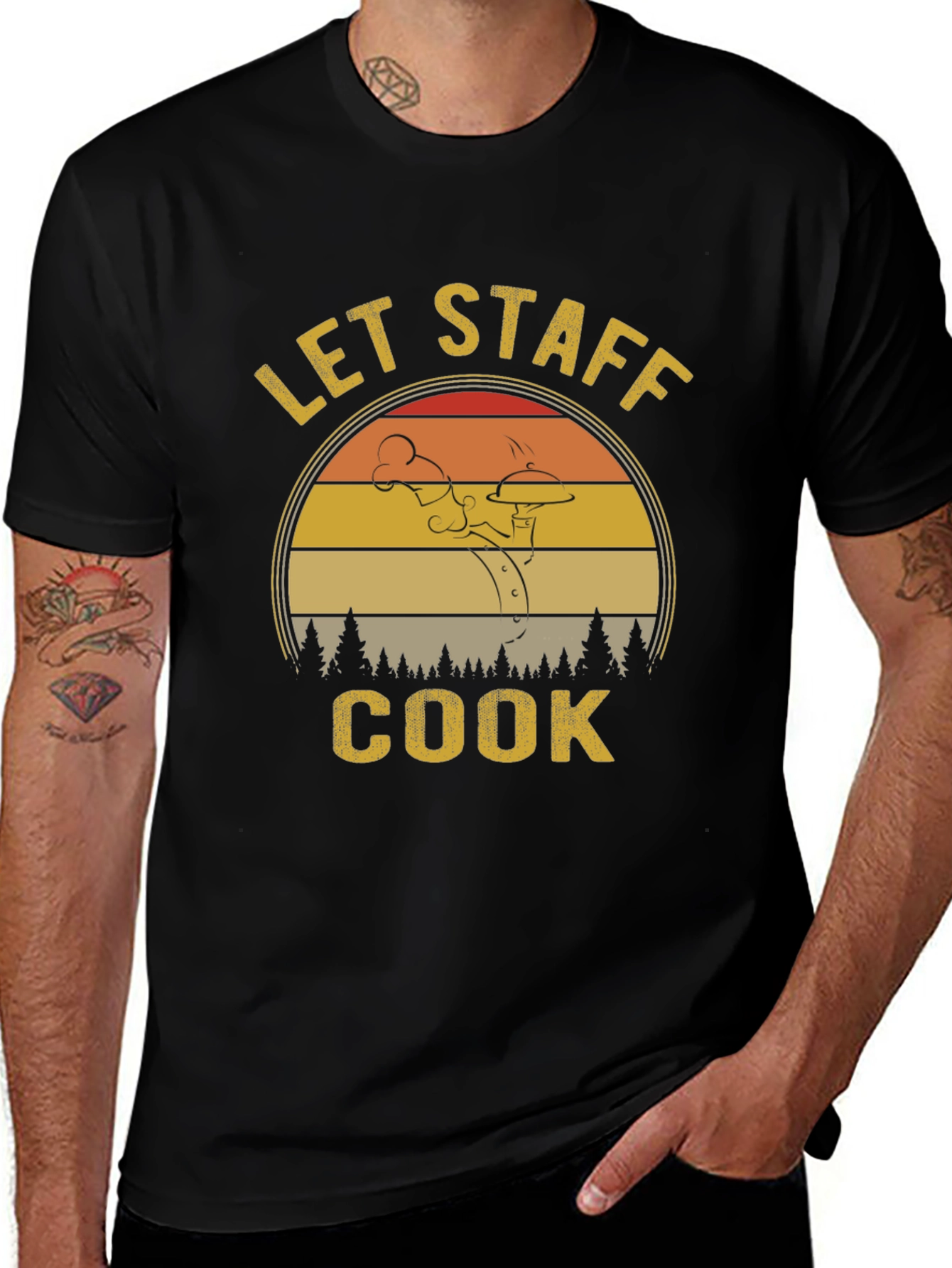 Let Staff Cook Graphic Tee