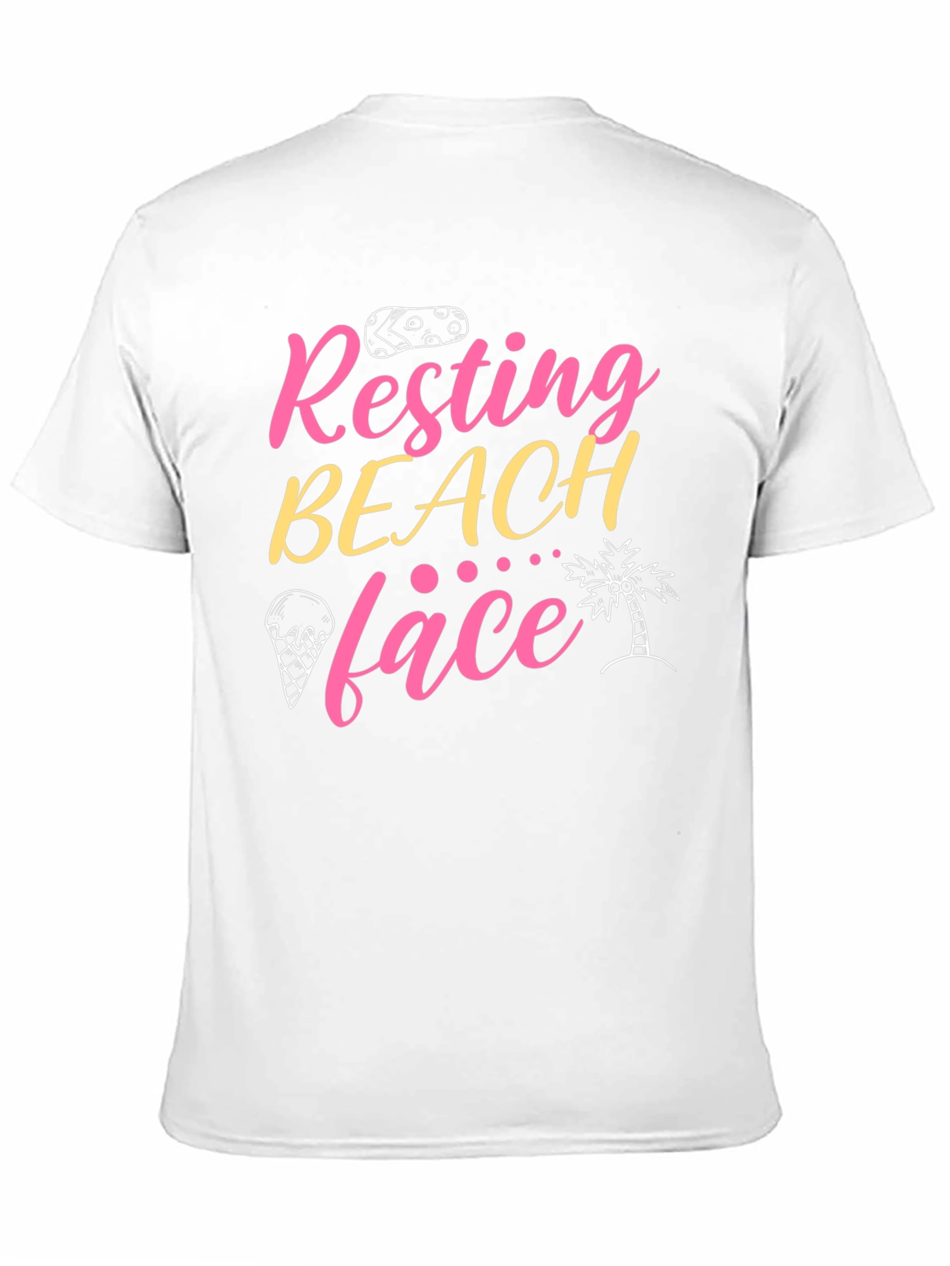 Resting Beach Face Graphic Tee