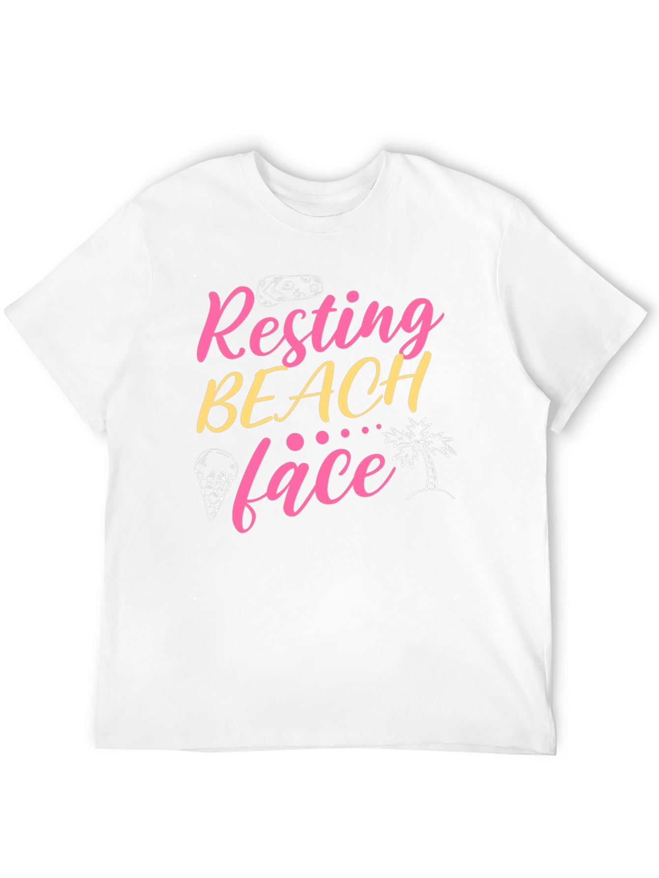 Resting Beach Face Graphic Tee