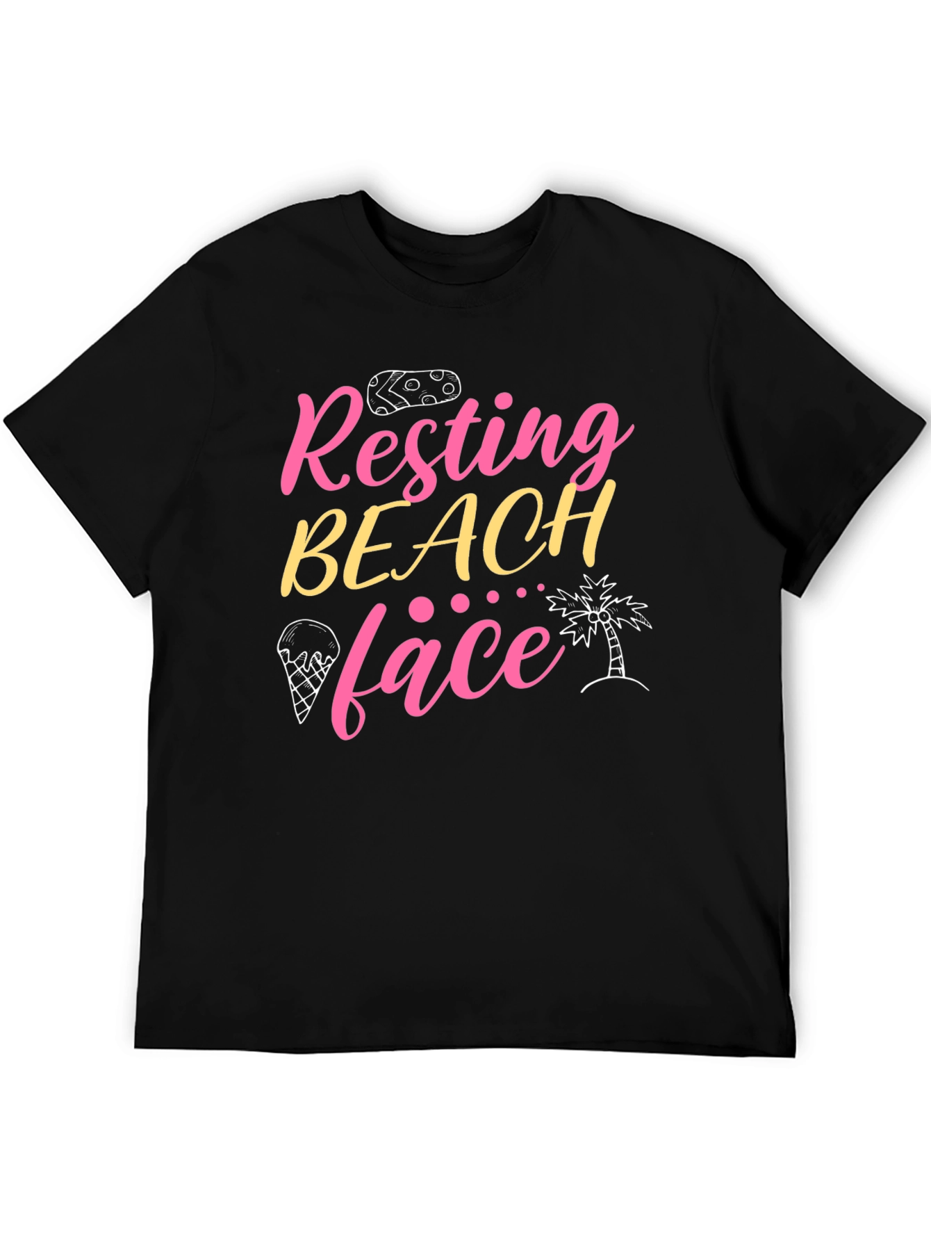 Resting Beach Face Graphic Tee