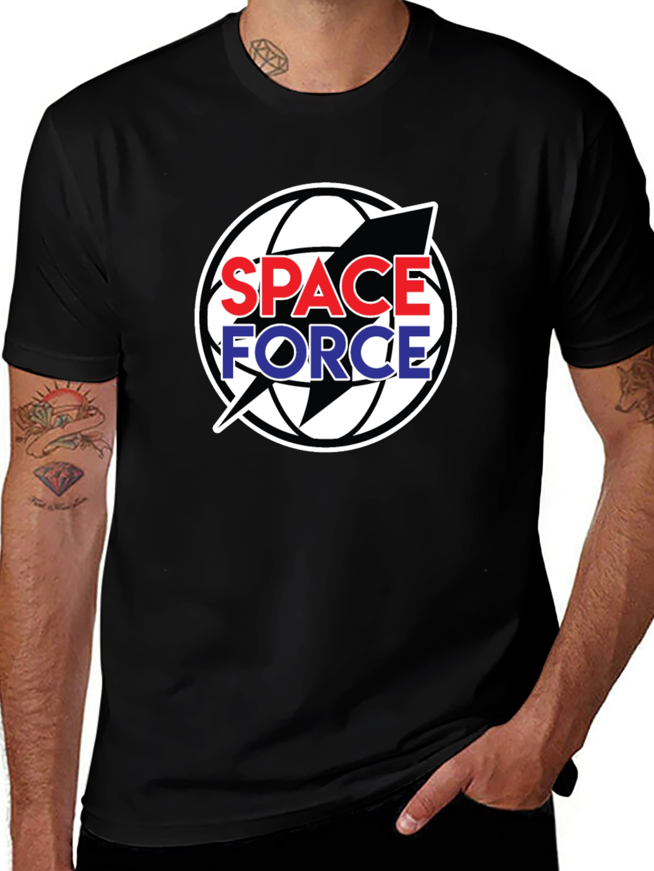 Space Force T-Shirt - Rocket Design
