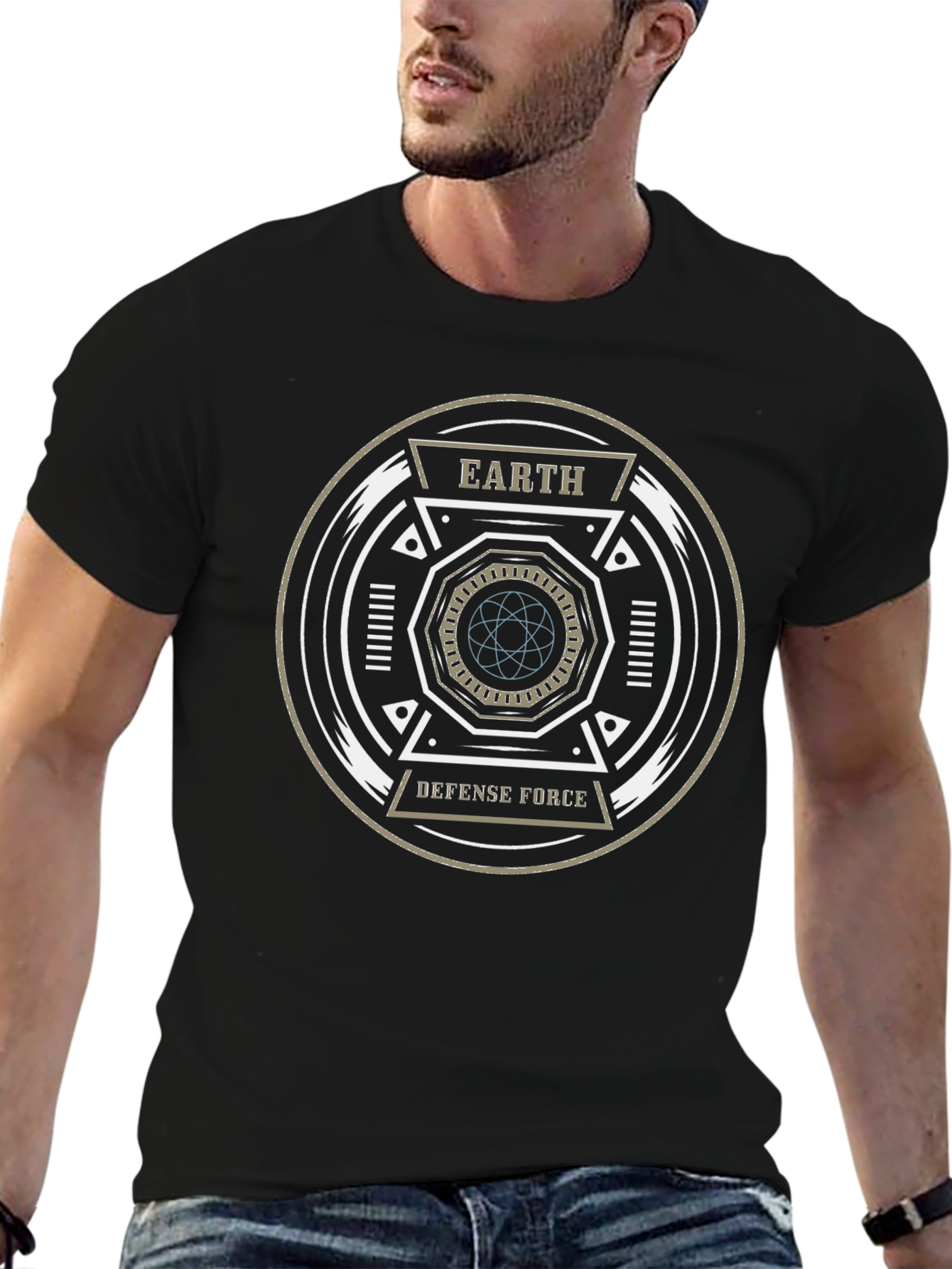 Earth Defense Force Graphic T-Shirt - Sci-Fi Style