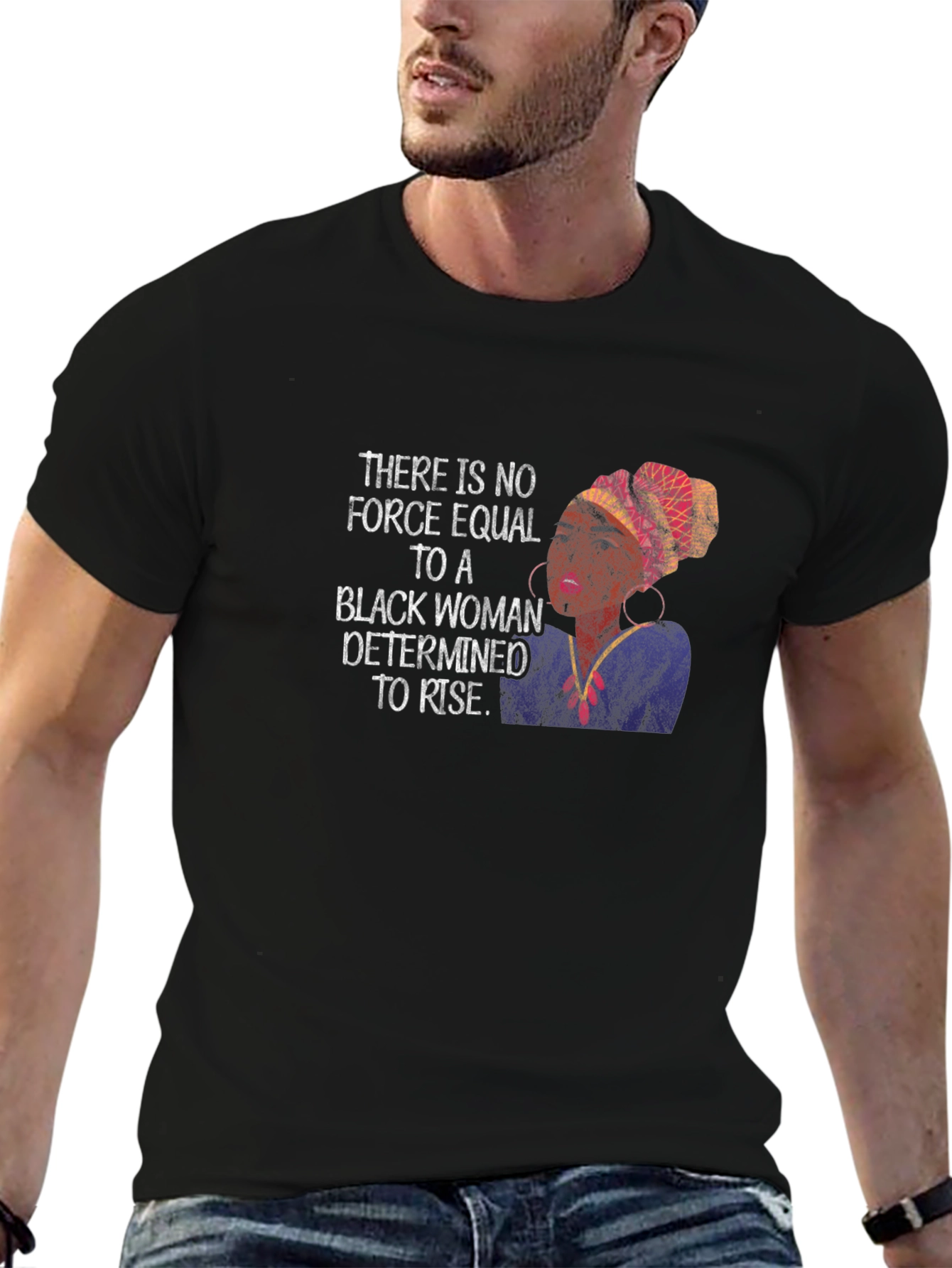 Empowered Black Woman Graphic T-Shirt