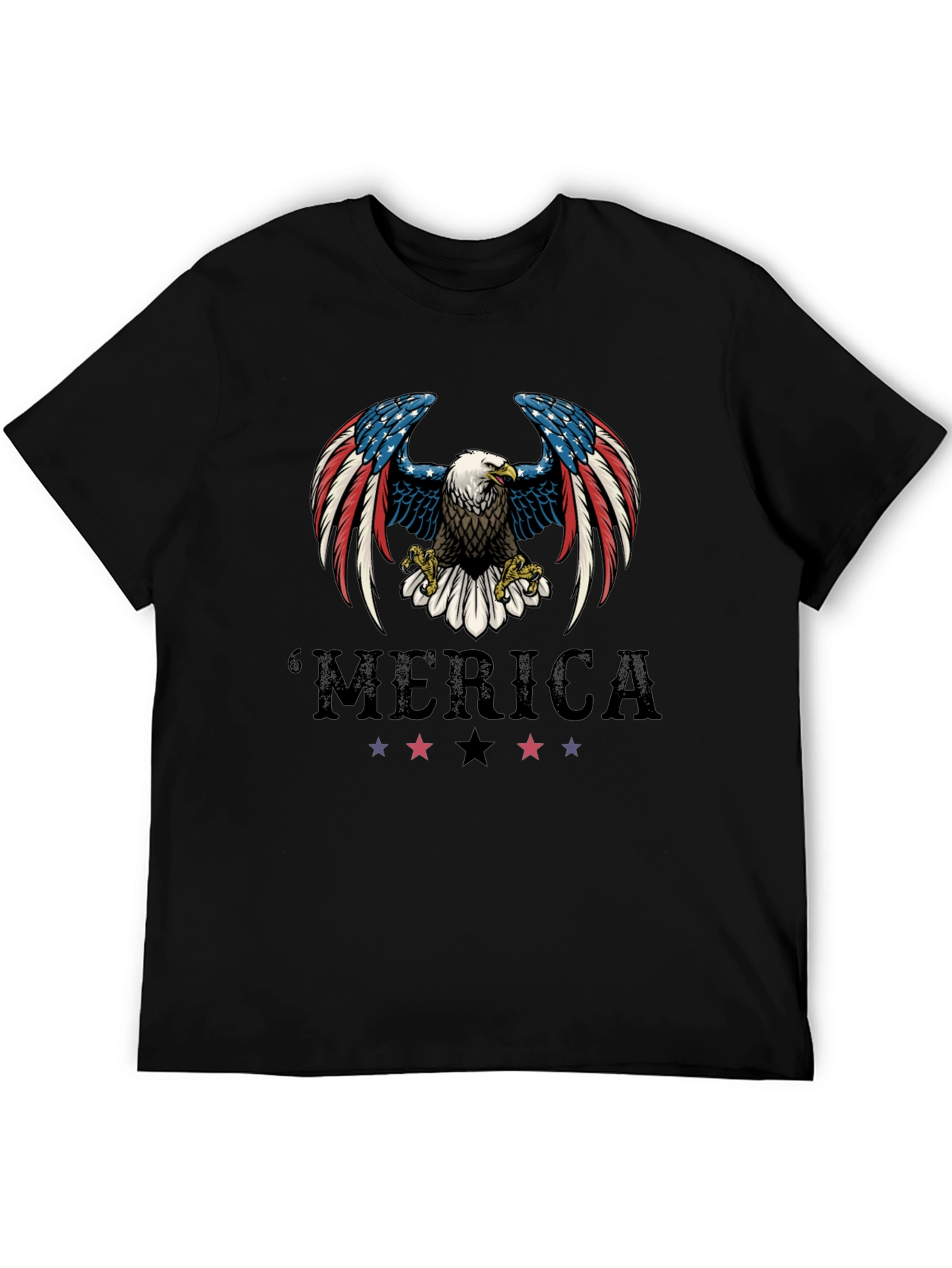 American Eagle Graphic Print Mens Tee