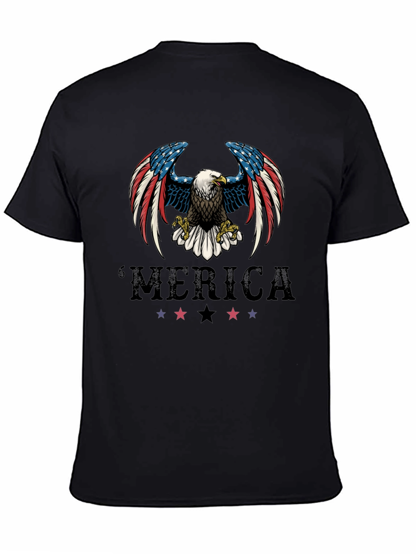 American Eagle Graphic Print Mens Tee