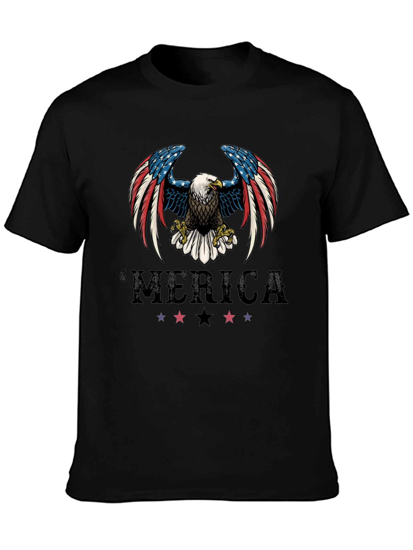 American Eagle Graphic Print Mens Tee