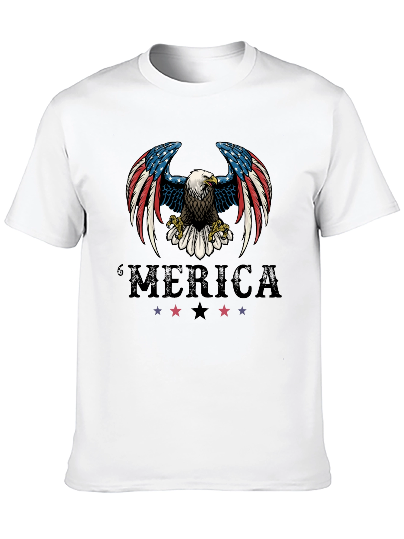 American Eagle Graphic Print Mens Tee
