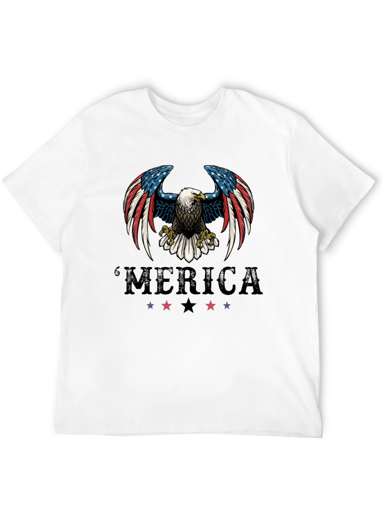 American Eagle Graphic Print Mens Tee