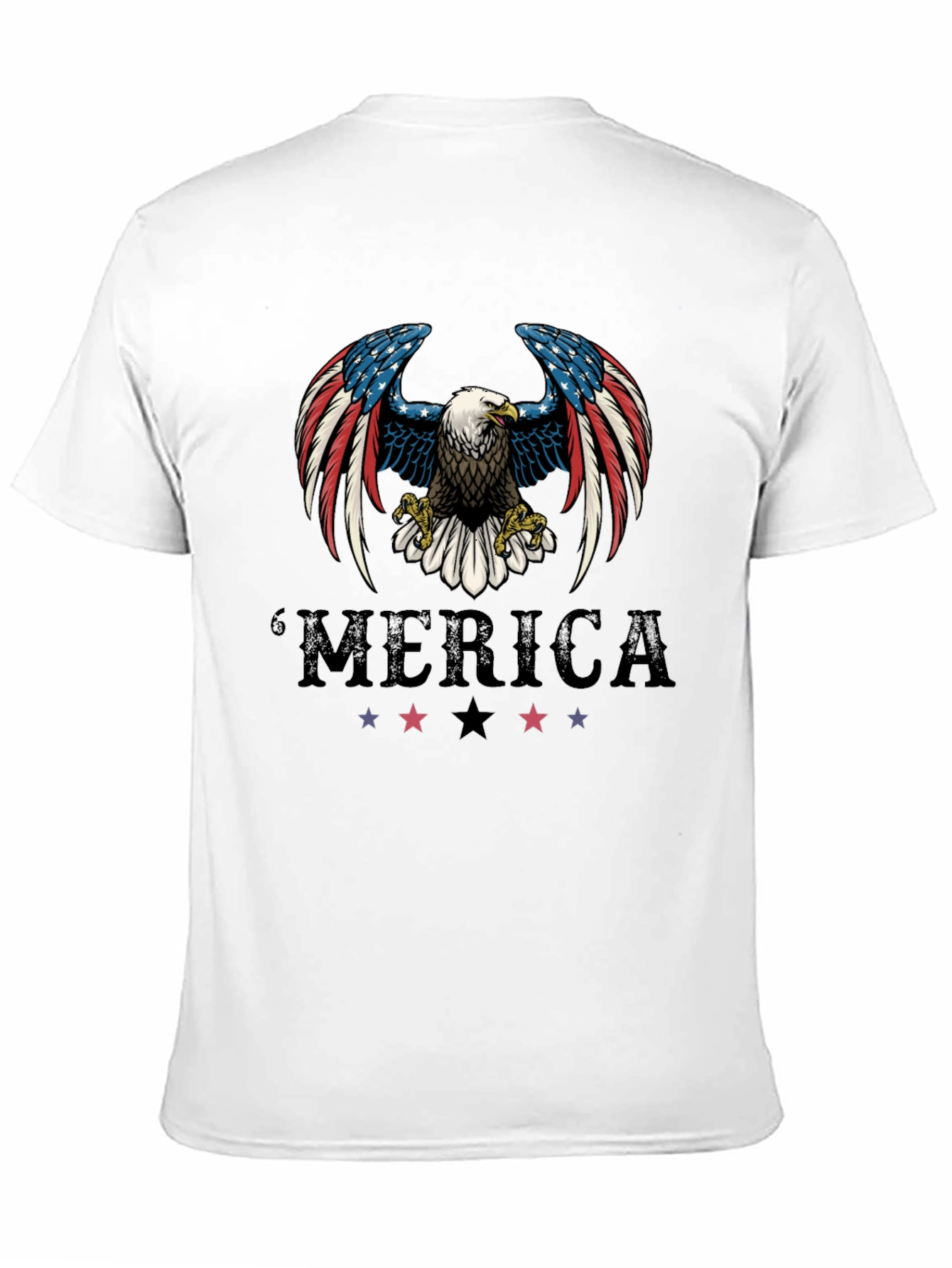 American Eagle Graphic Print Mens Tee