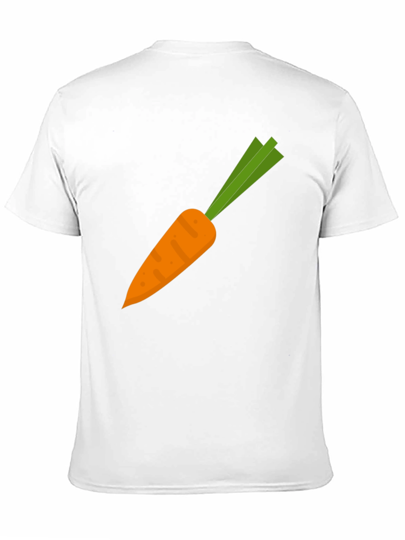 Carrot Graphic Tee - Black Cotton Casual Shirt