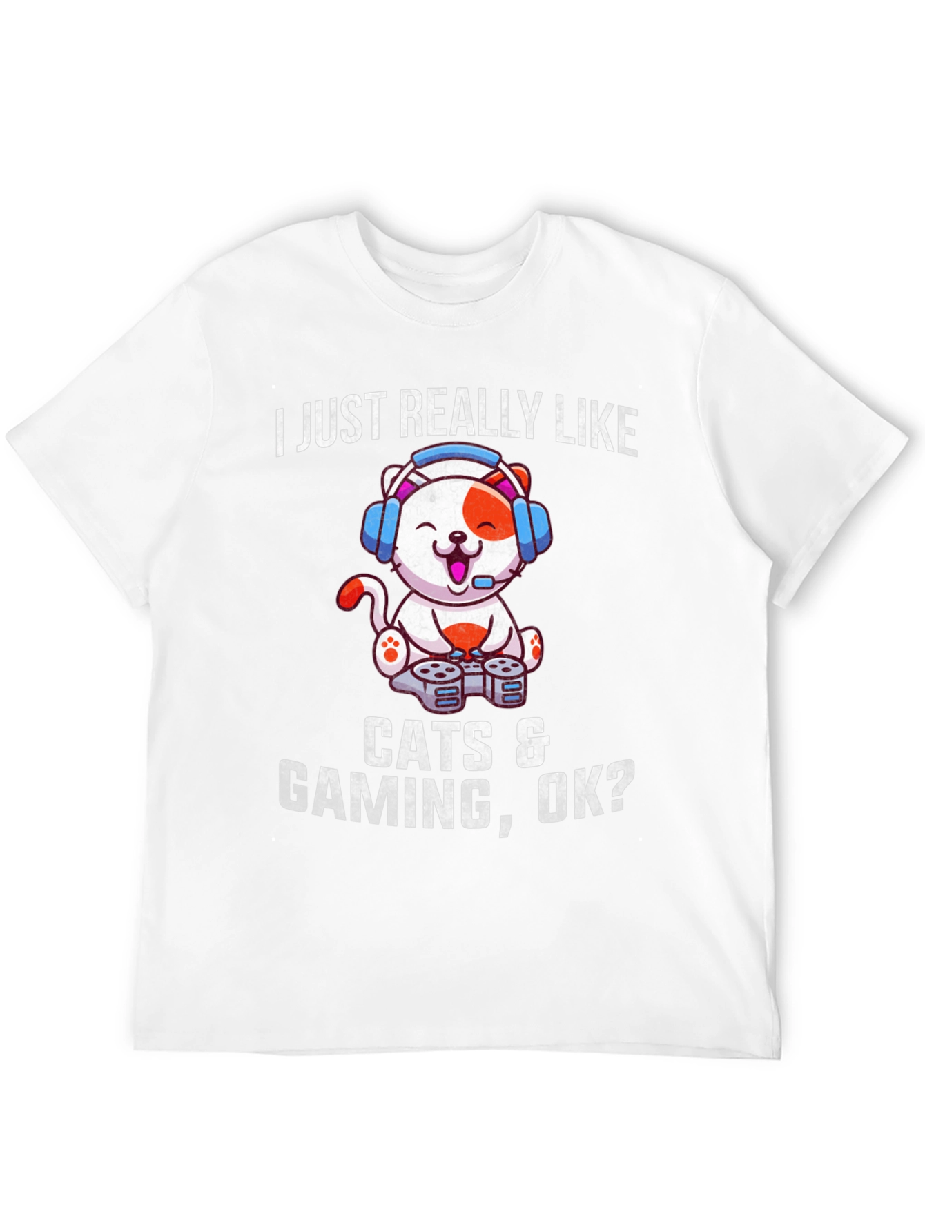 Cats & Gaming T-Shirt - Gamer Cat Tee