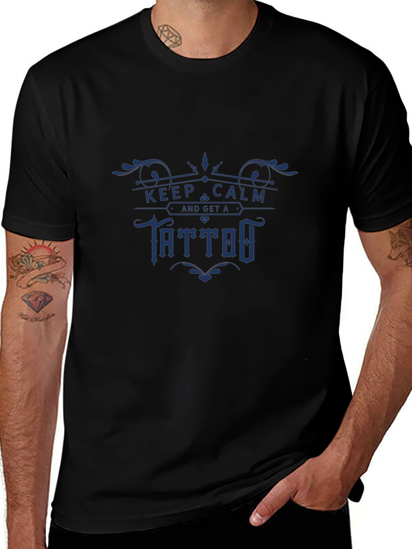 Keep Calm Tattoo Graphic T-Shirt