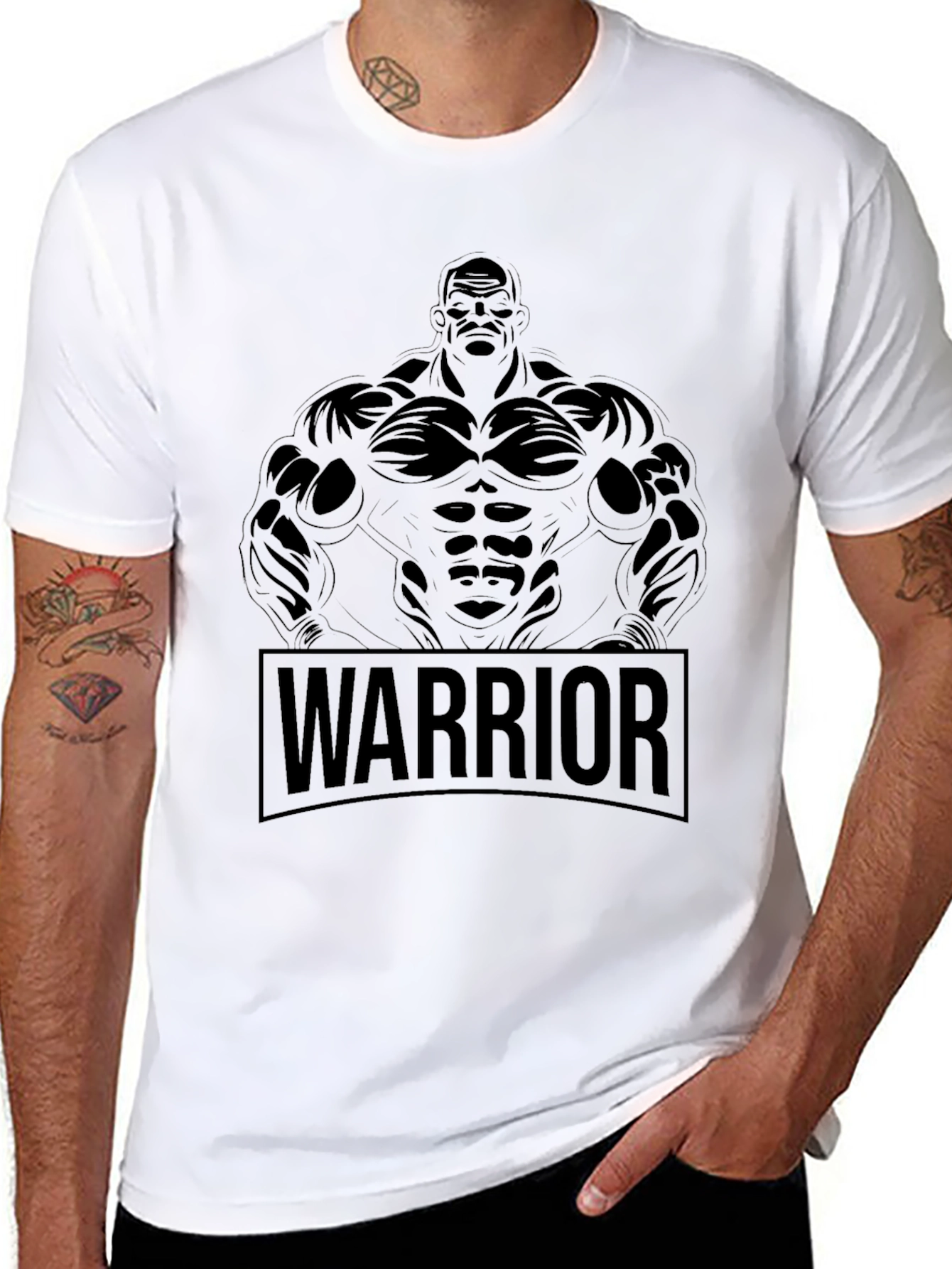 Warrior Bodybuilder Black T-Shirt