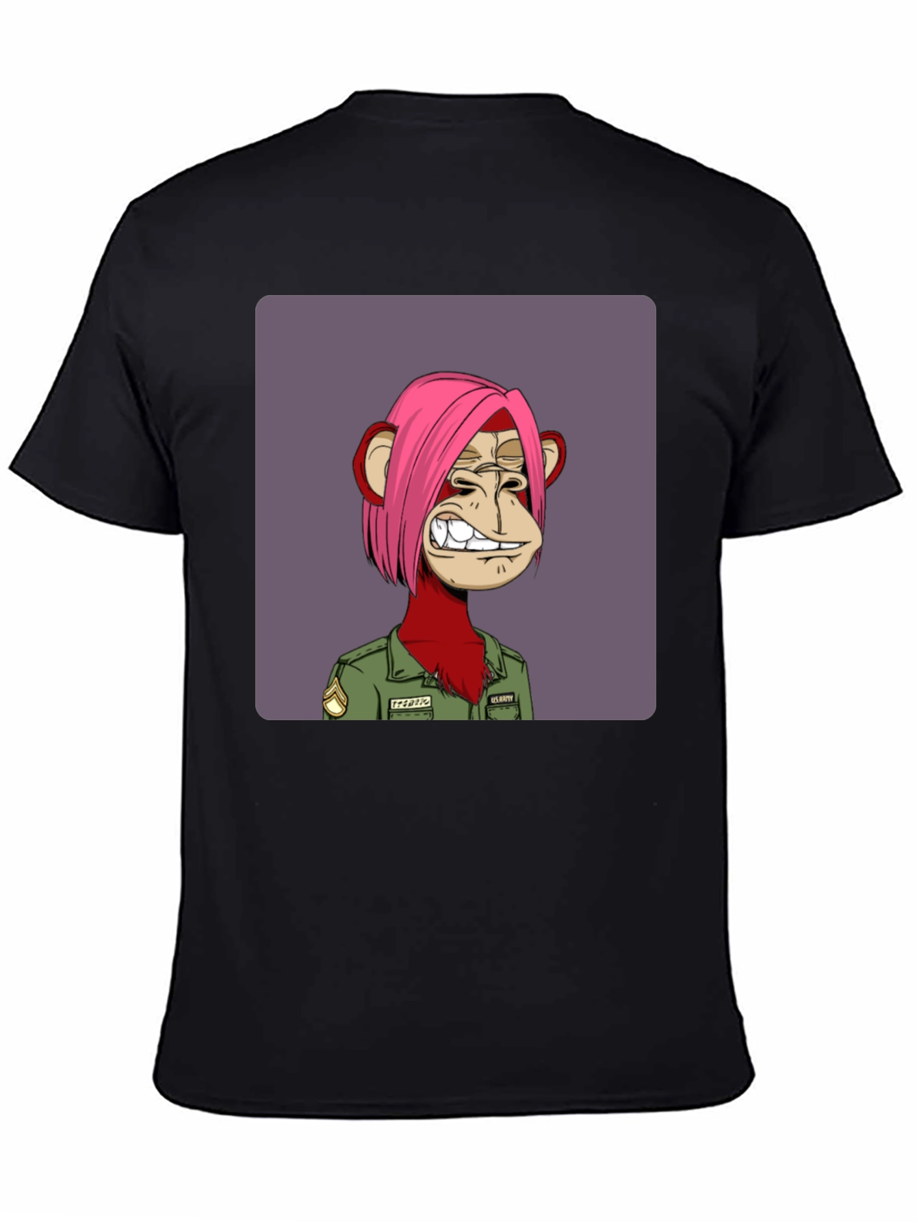 Bored Ape Army NFT Graphic Tee - Black