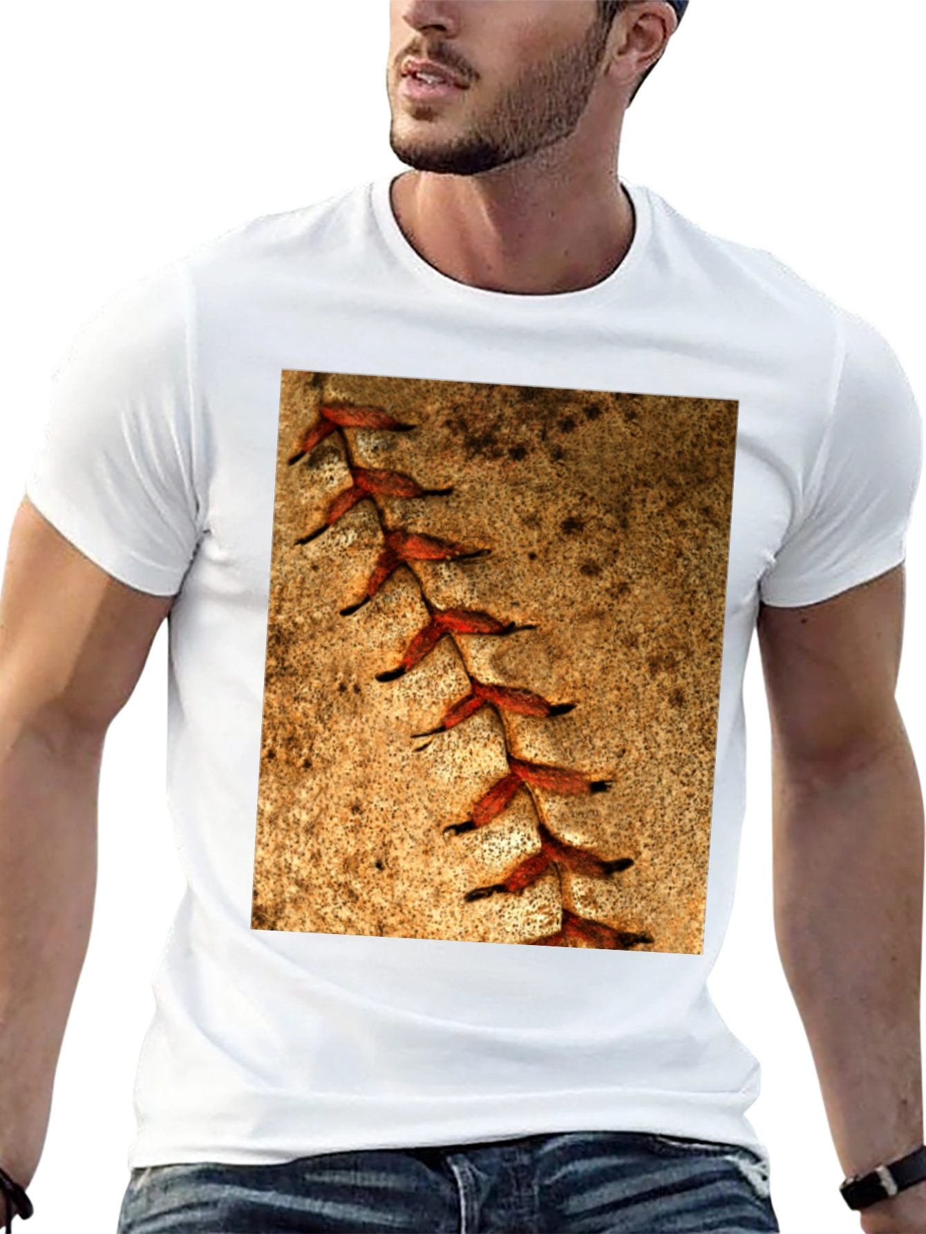 Baseball Seam T-Shirt - Unique Sports Tee