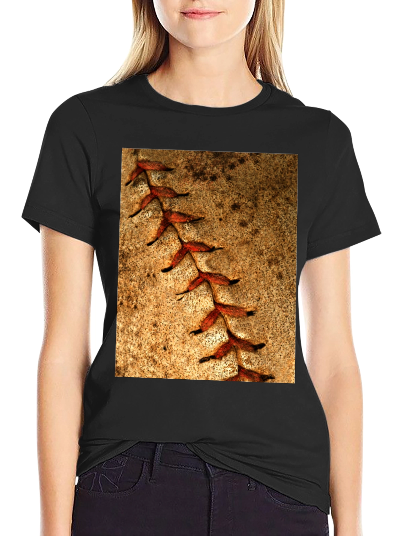 Baseball Seam T-Shirt - Unique Sports Tee