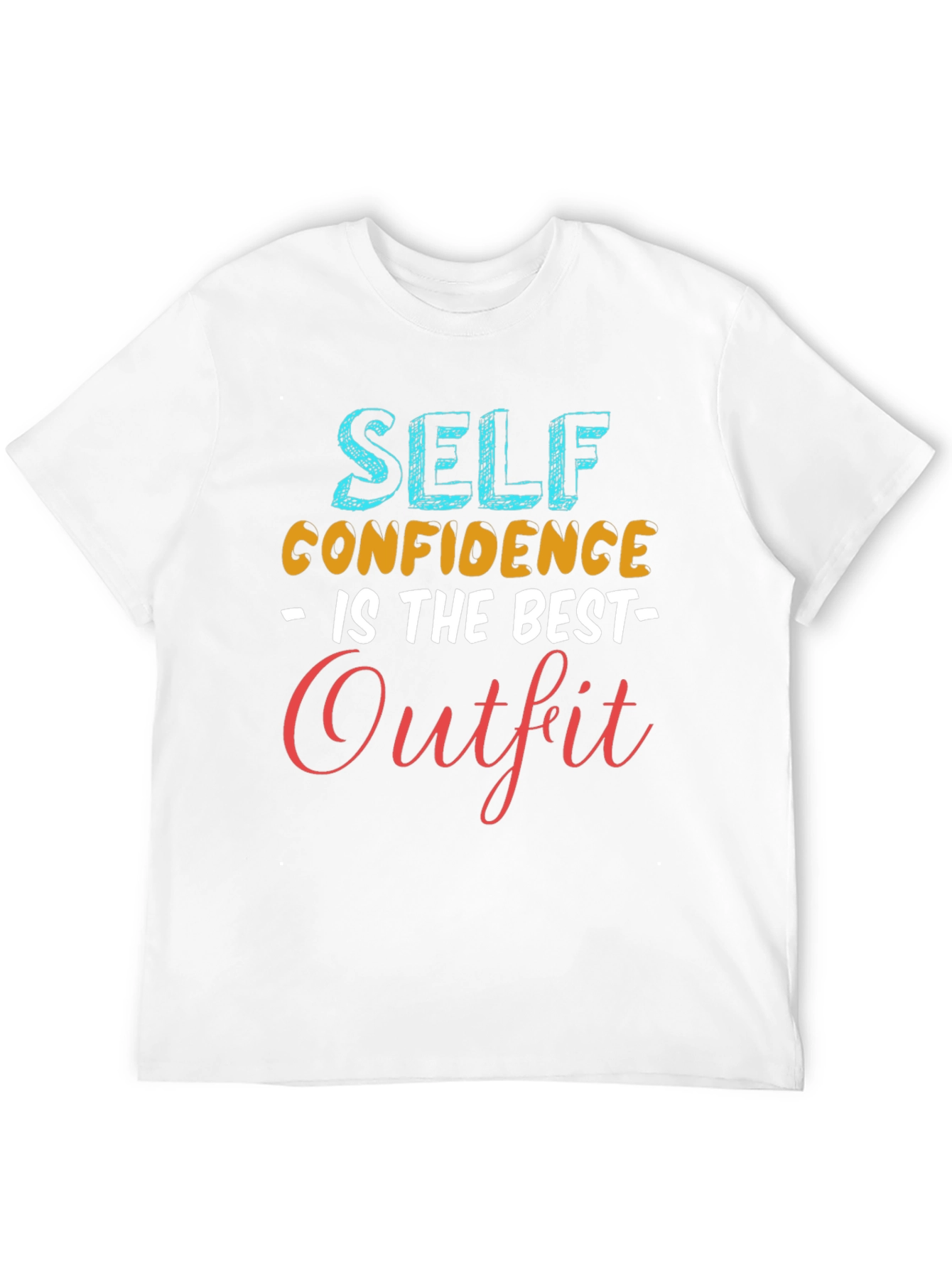 Self Confidence is the Best Outfit Black T-Shirt