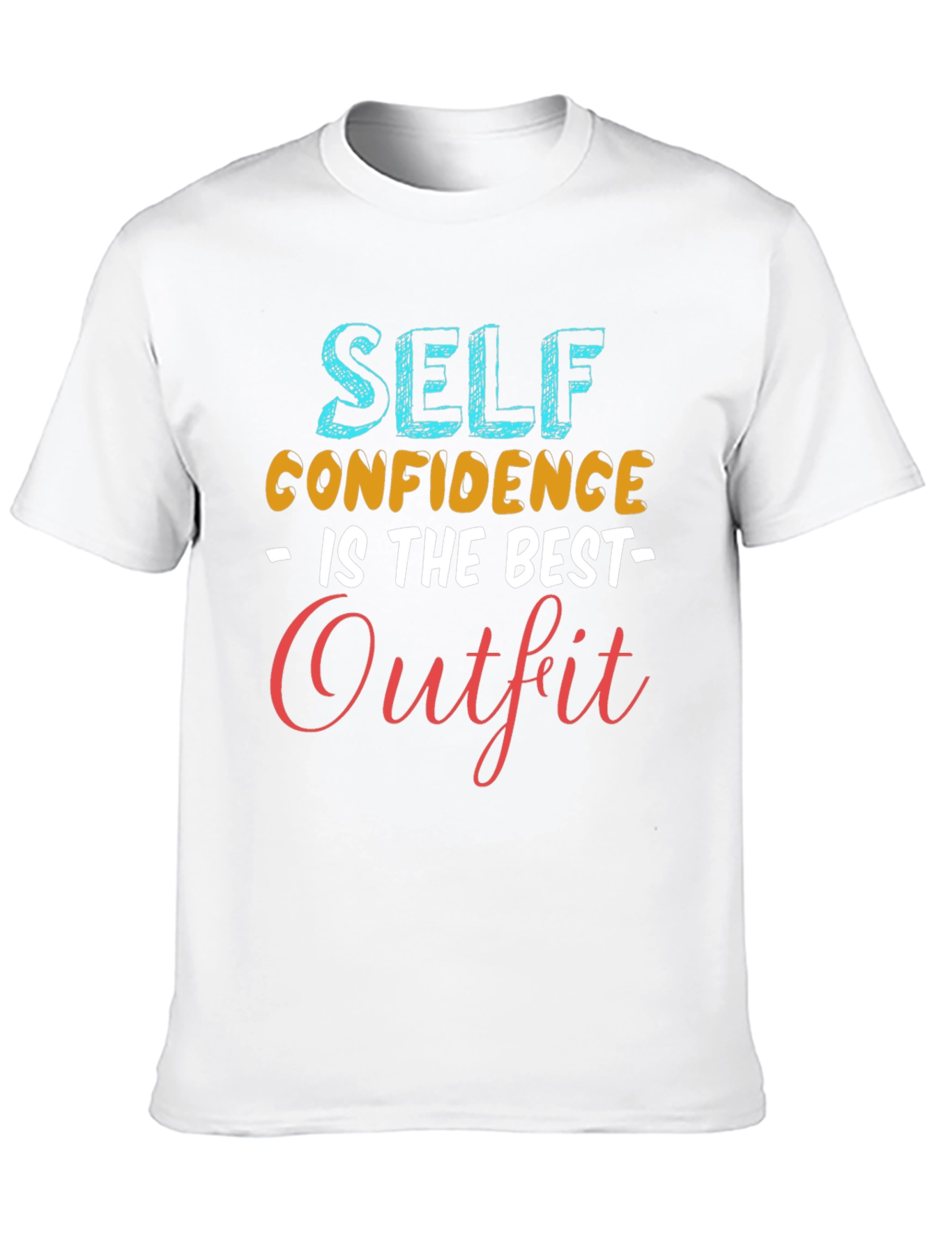 Self Confidence is the Best Outfit Black T-Shirt