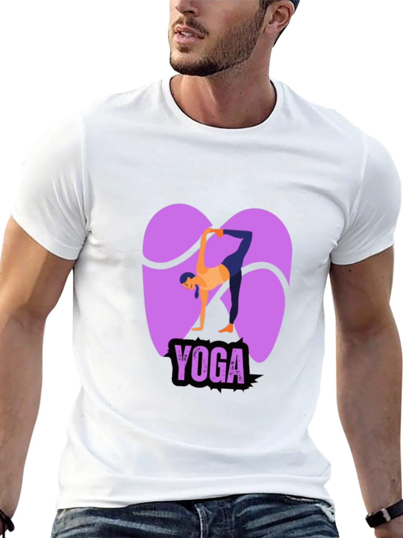 Yoga Pose Graphic Tee - Flexible and Stylish