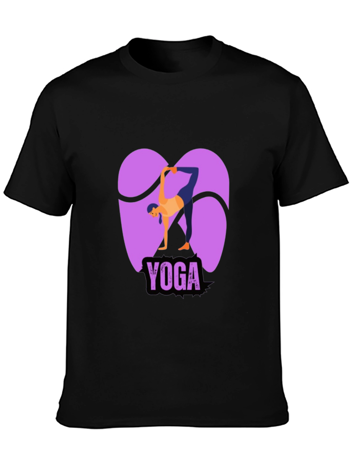 Yoga Pose Graphic Tee - Flexible and Stylish