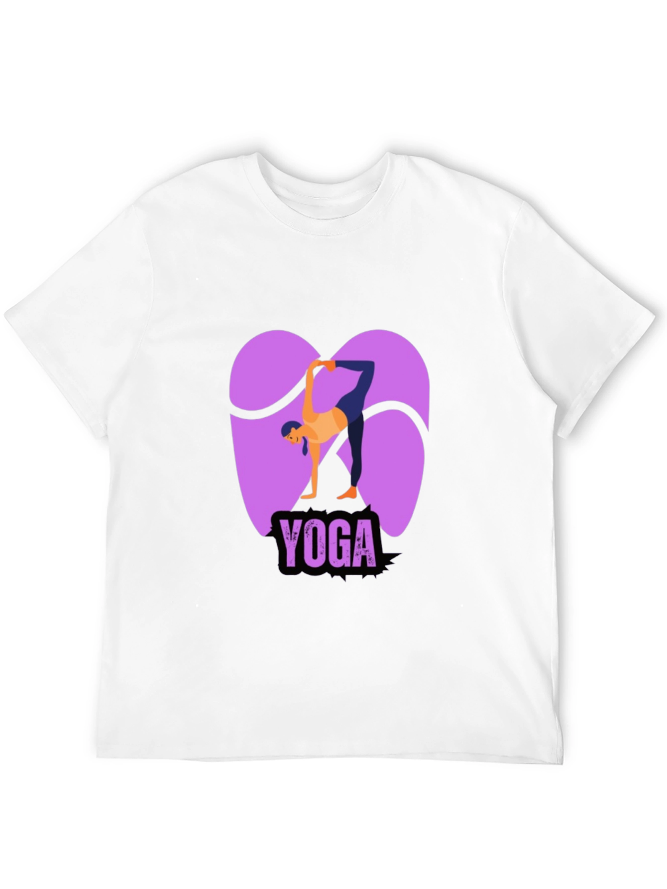 Yoga Pose Graphic Tee - Flexible and Stylish
