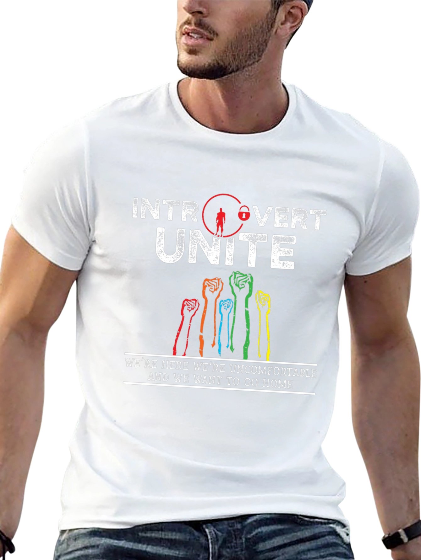 Introvert Unite Graphic T-Shirt