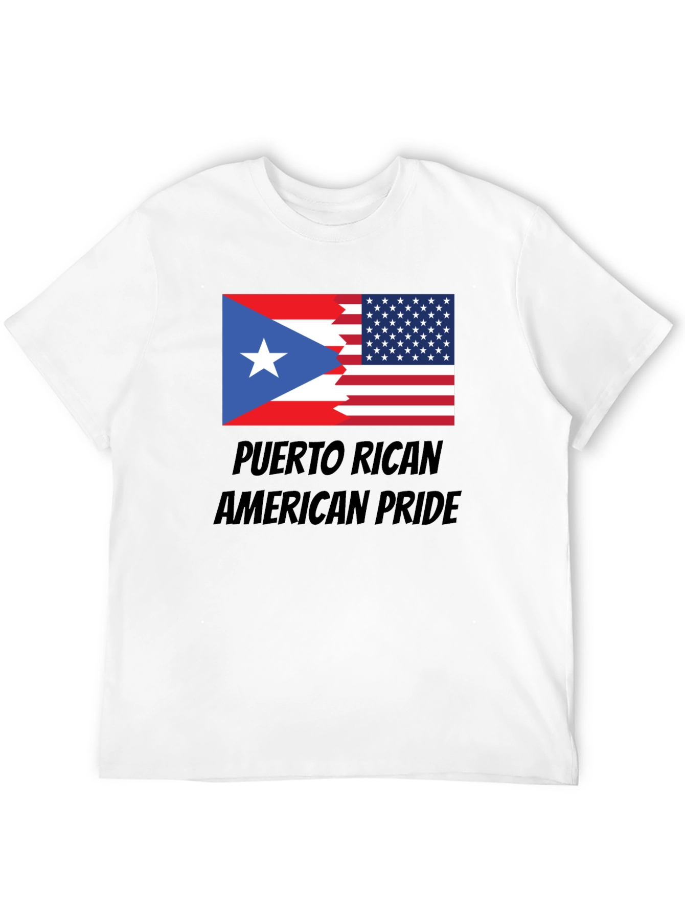 Puerto Rican American Pride Graphic Tee