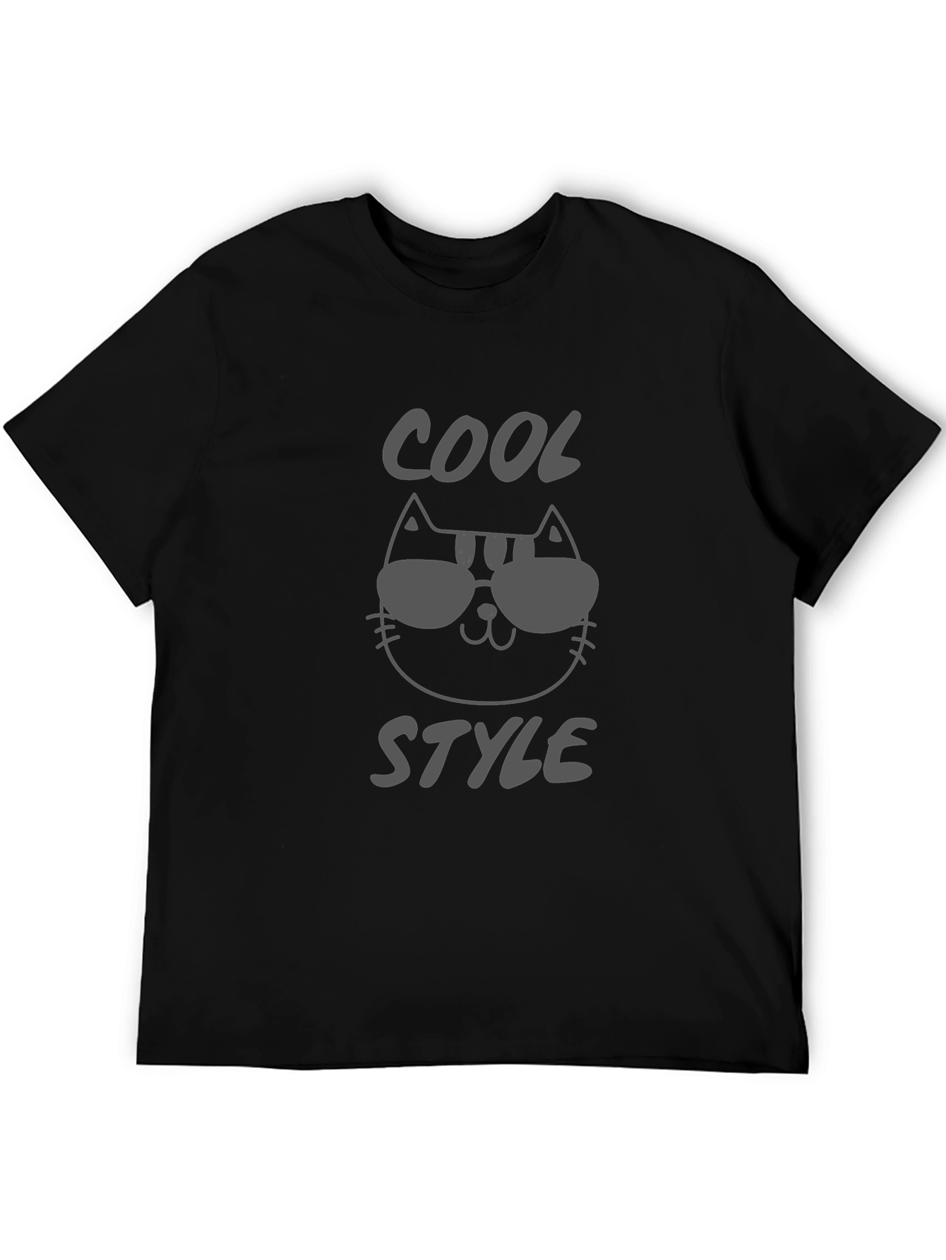 Cool Style Cat Graphic Tee - Unisex