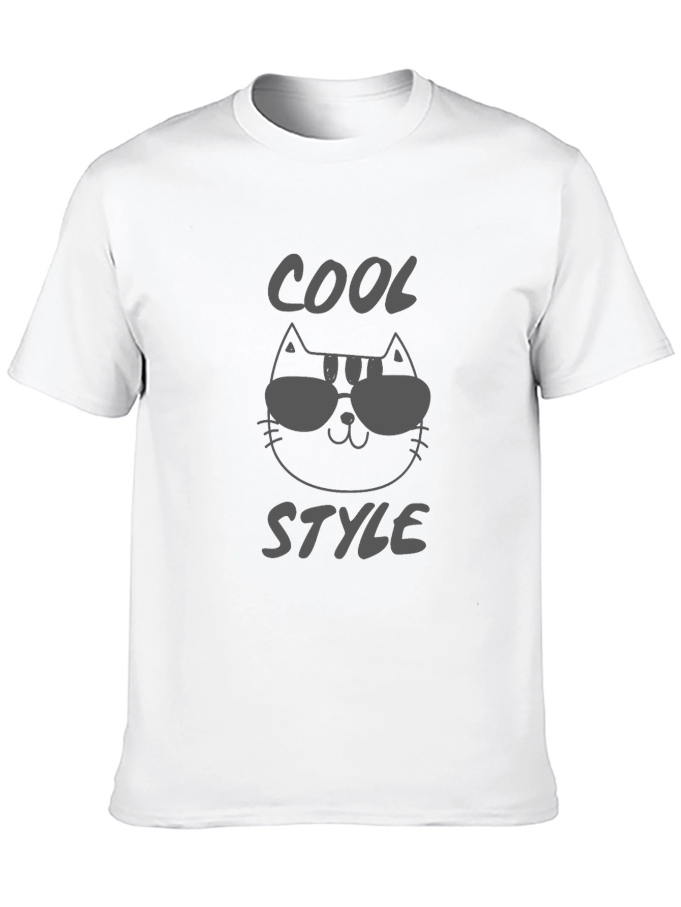 Cool Style Cat Graphic Tee - Unisex