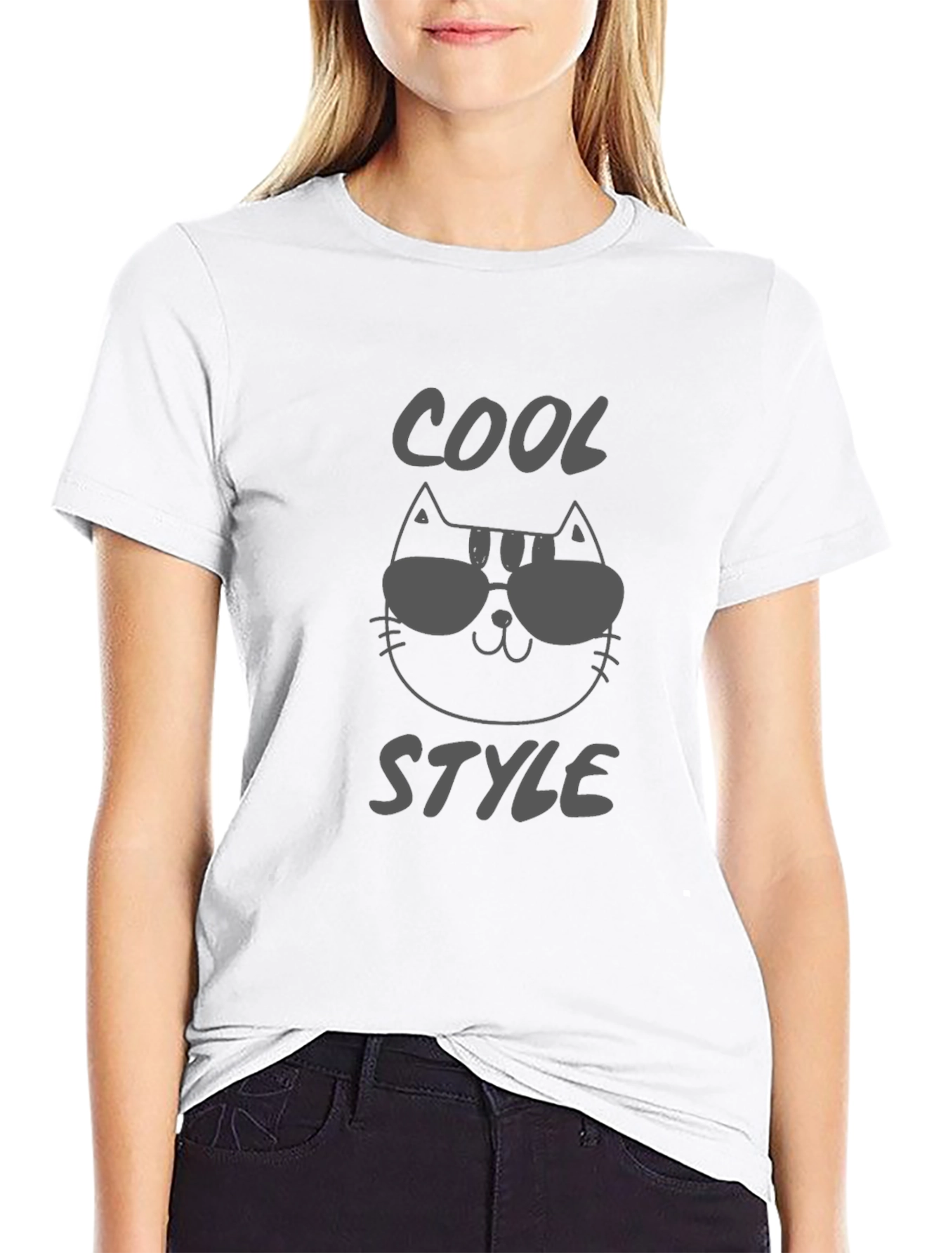Cool Style Cat Graphic Tee - Unisex