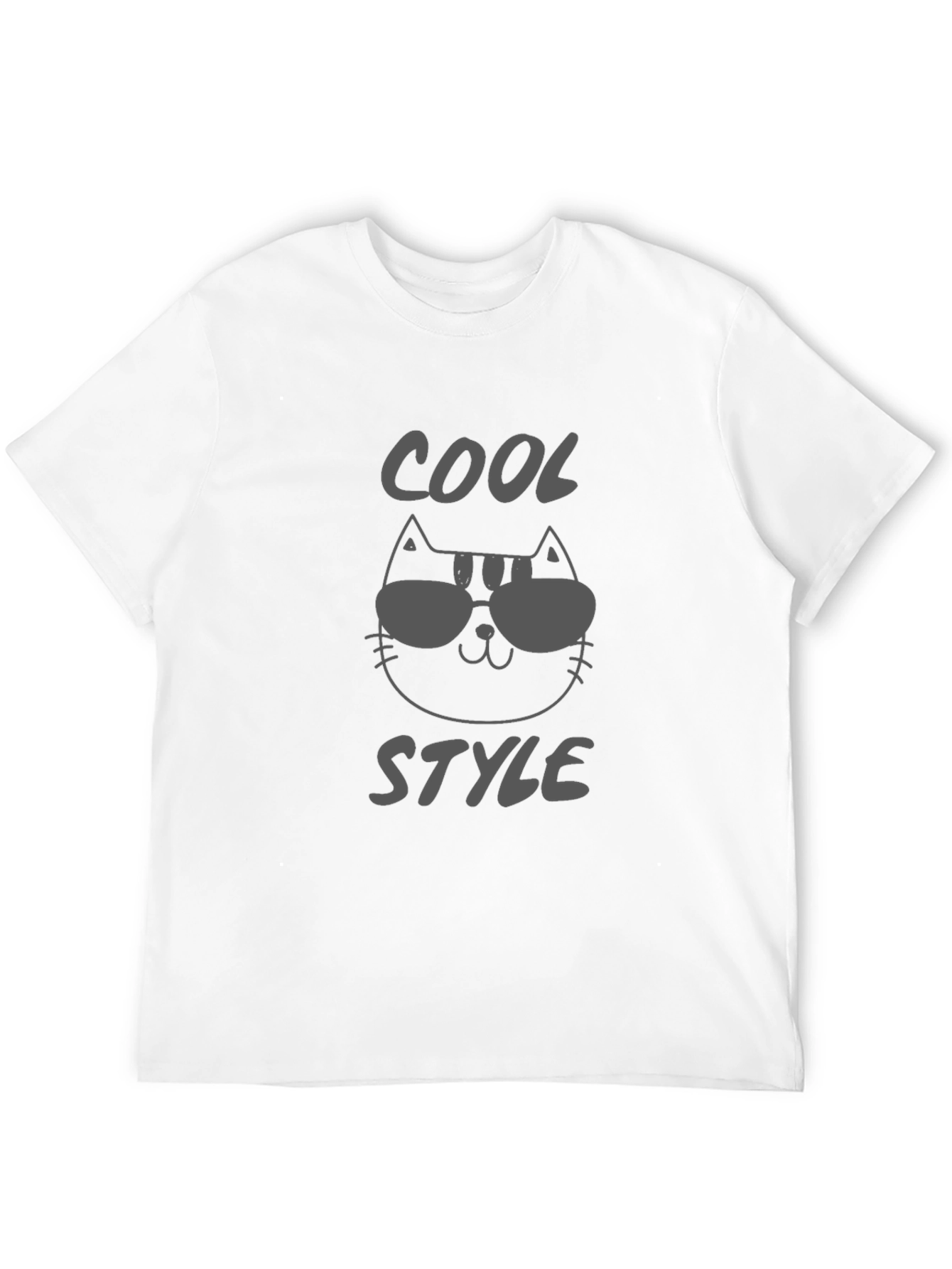 Cool Style Cat Graphic Tee - Unisex