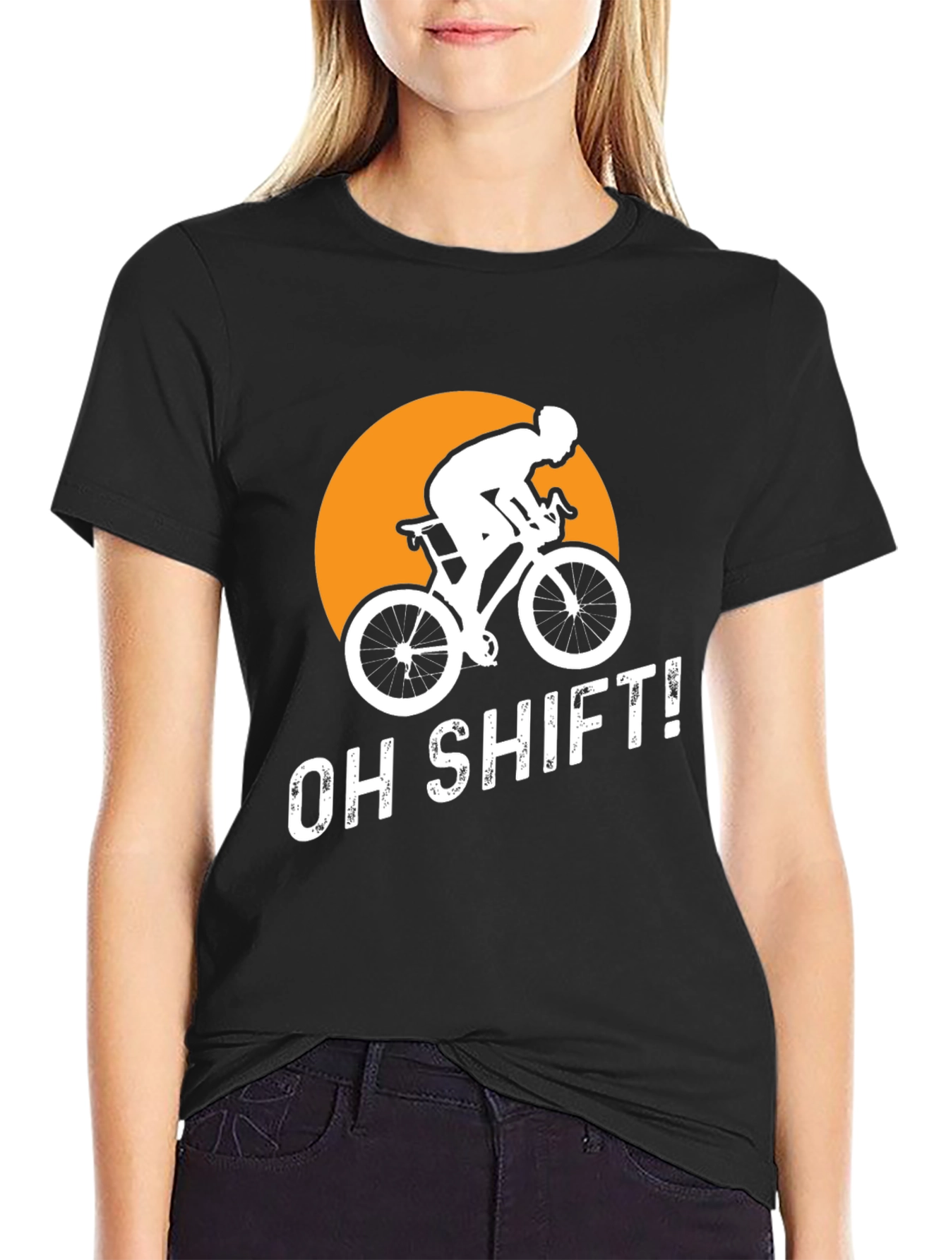 Oh Shift! Cyclist Graphic Tee