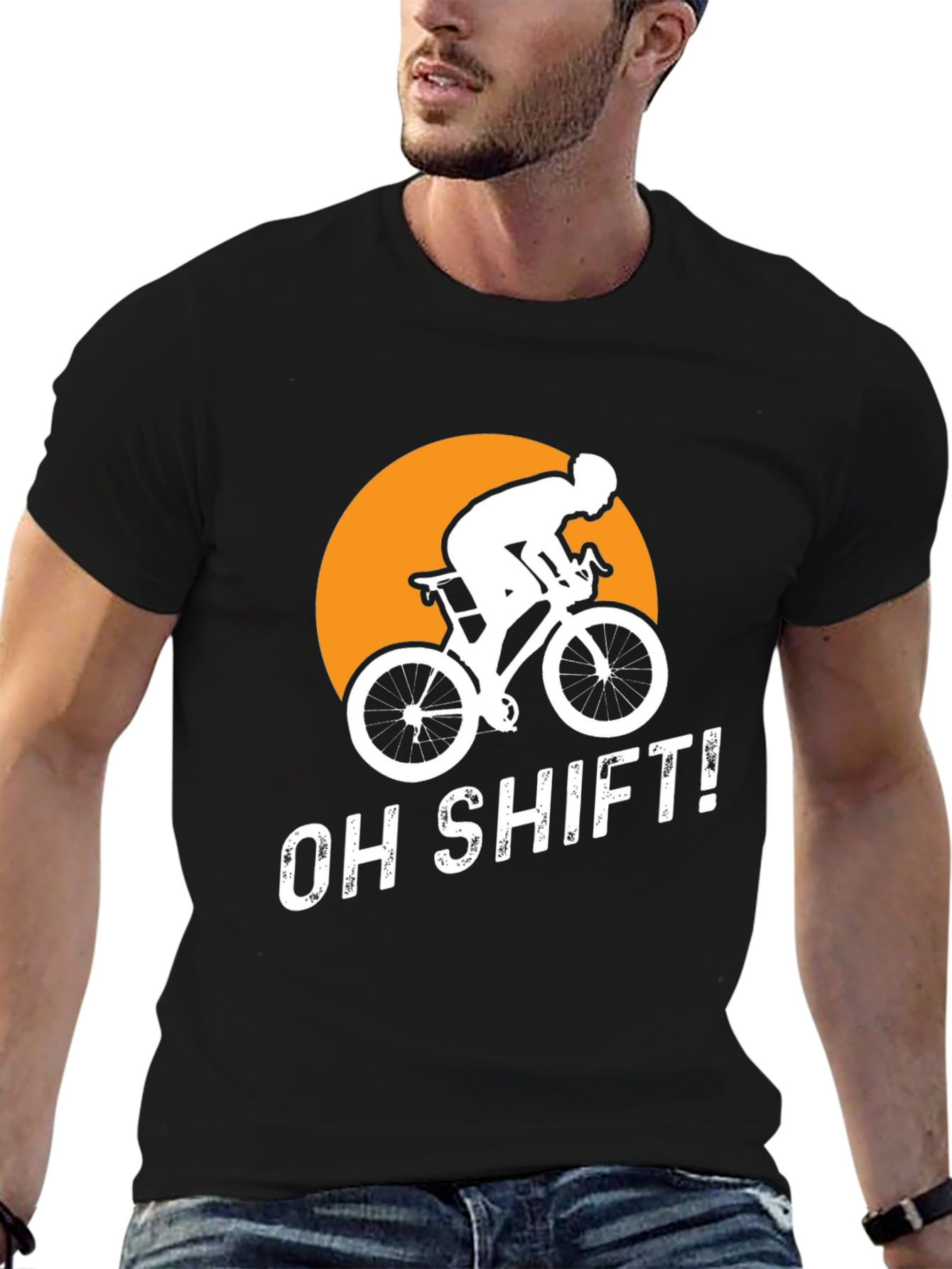 Oh Shift! Cyclist Graphic Tee