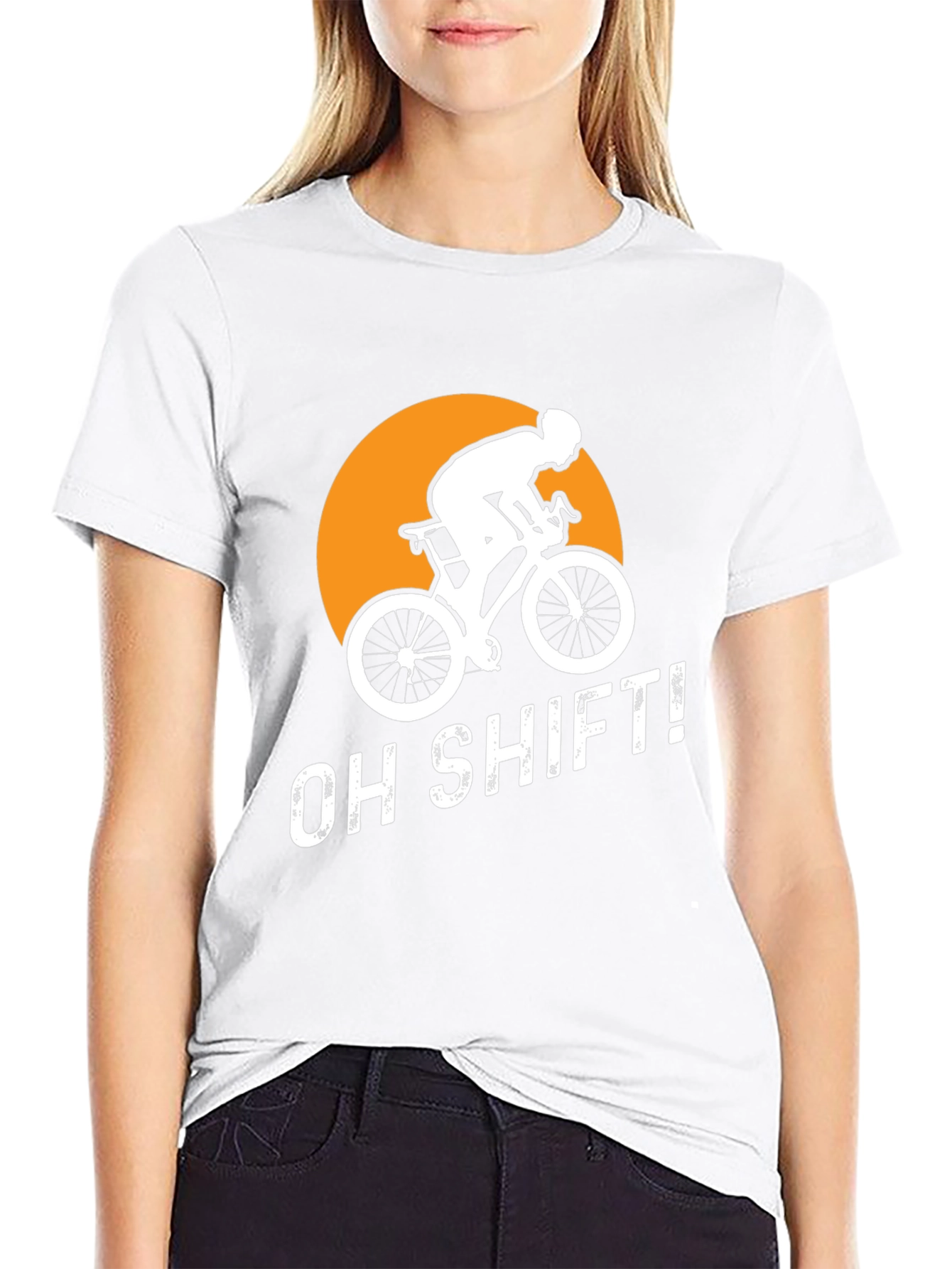 Oh Shift! Cyclist Graphic Tee
