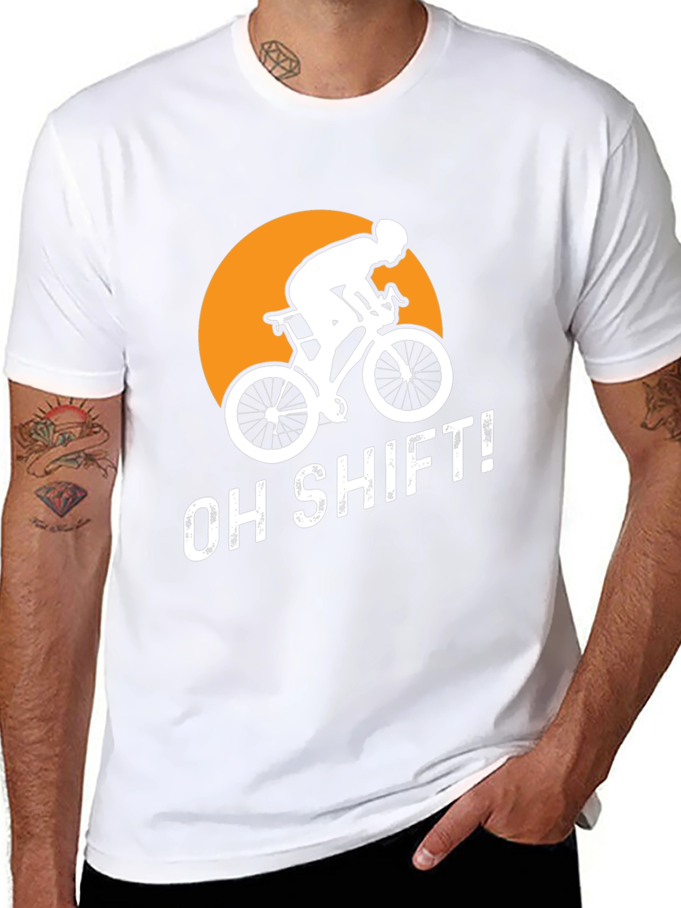 Oh Shift! Cyclist Graphic Tee
